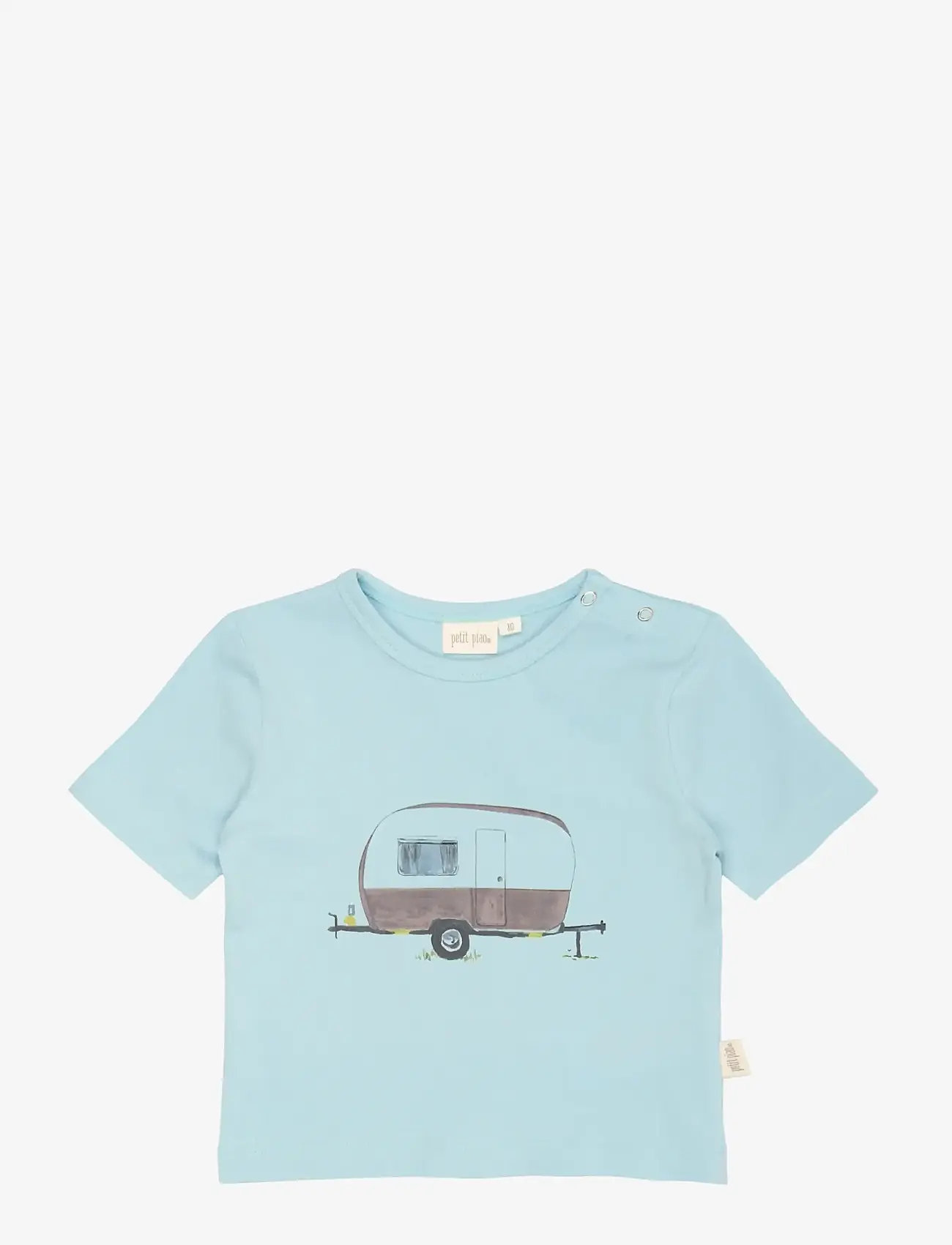 Petit Piao - PPEliah OS S_S Tee - kortærmede t-shirts - winter sky - 1