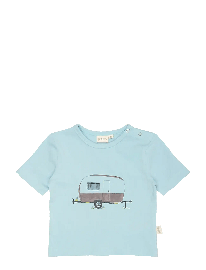 Petit Piao - PPEliah OS S_S Tee - kortærmede t-shirts - winter sky - 1