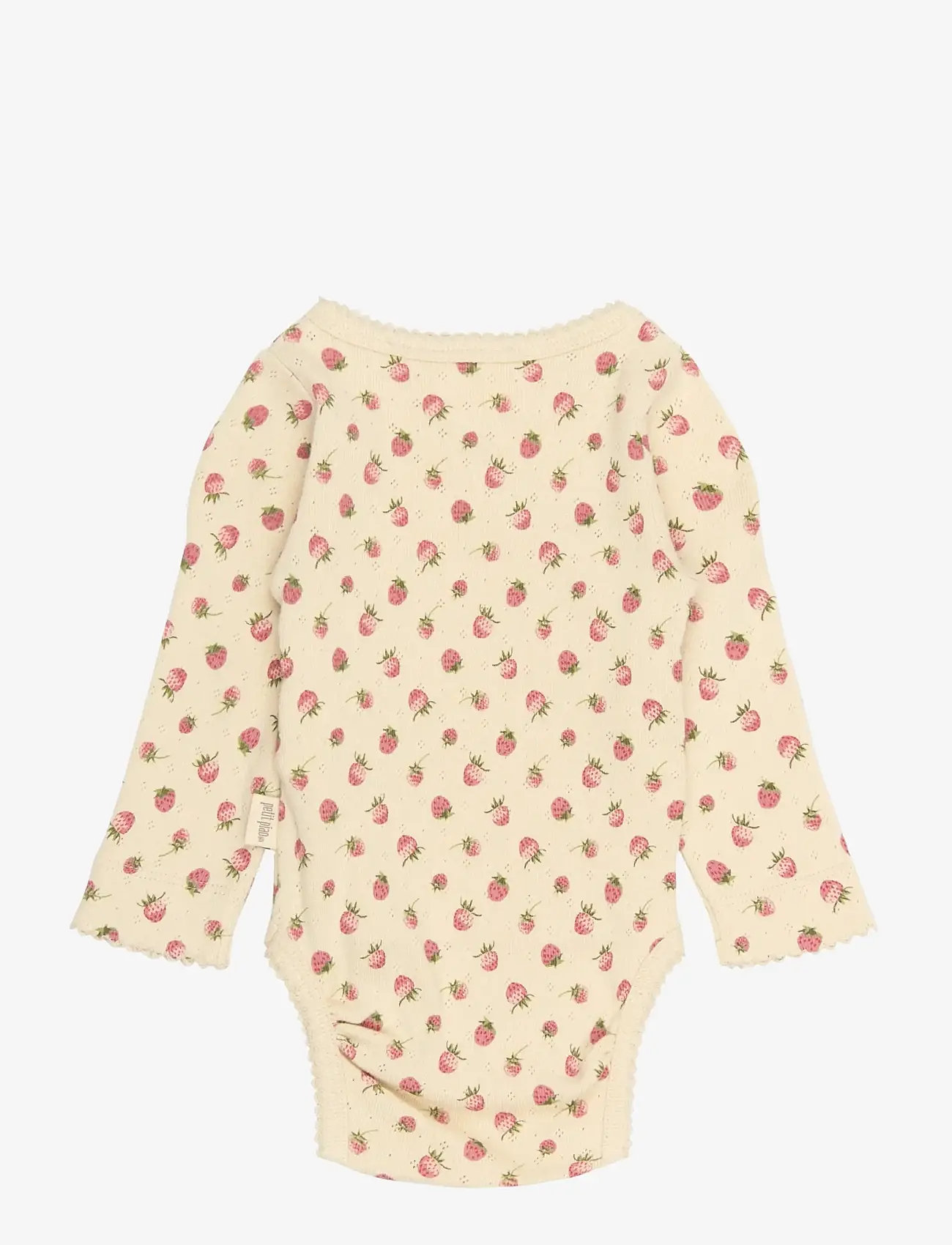 Petit Piao - PPDea L_S Body Fold NB - shop efter alder - fog strawberry aop - 1