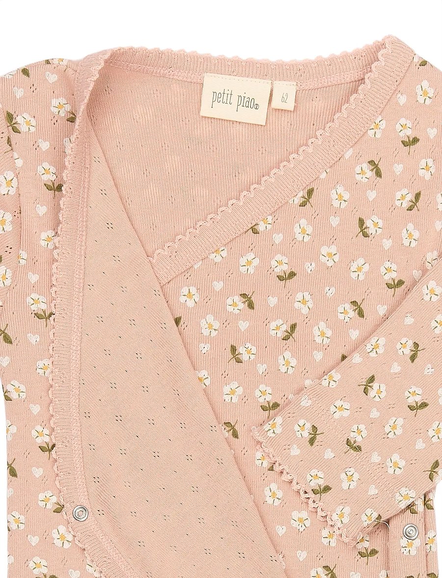 Petit Piao - PPDea L_S Body Fold NB - einkaufen nach alter von - misty rose flower aop - 4