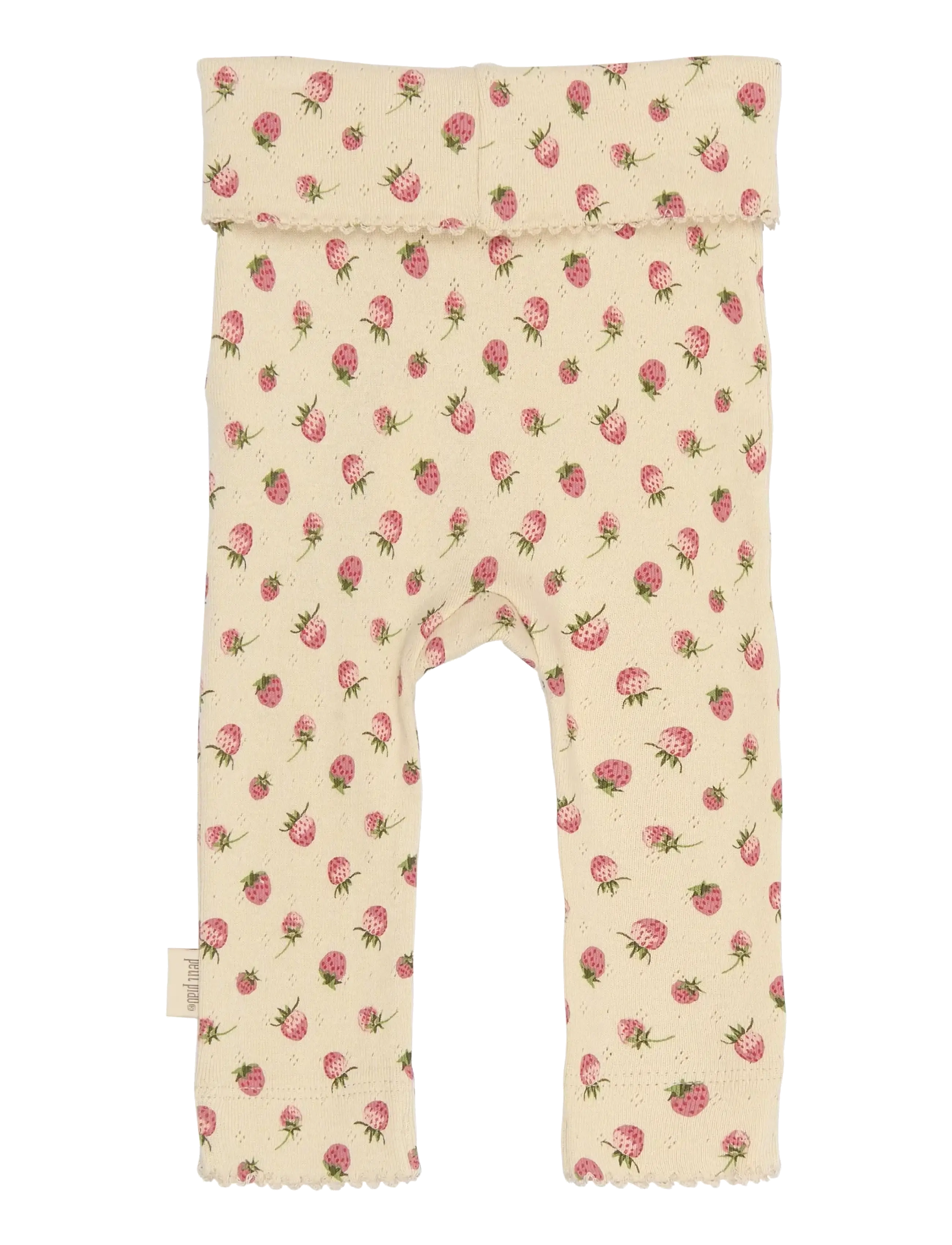 Petit Piao - PPDea High Waist Leggings NB - leggings - fog strawberry aop - 1