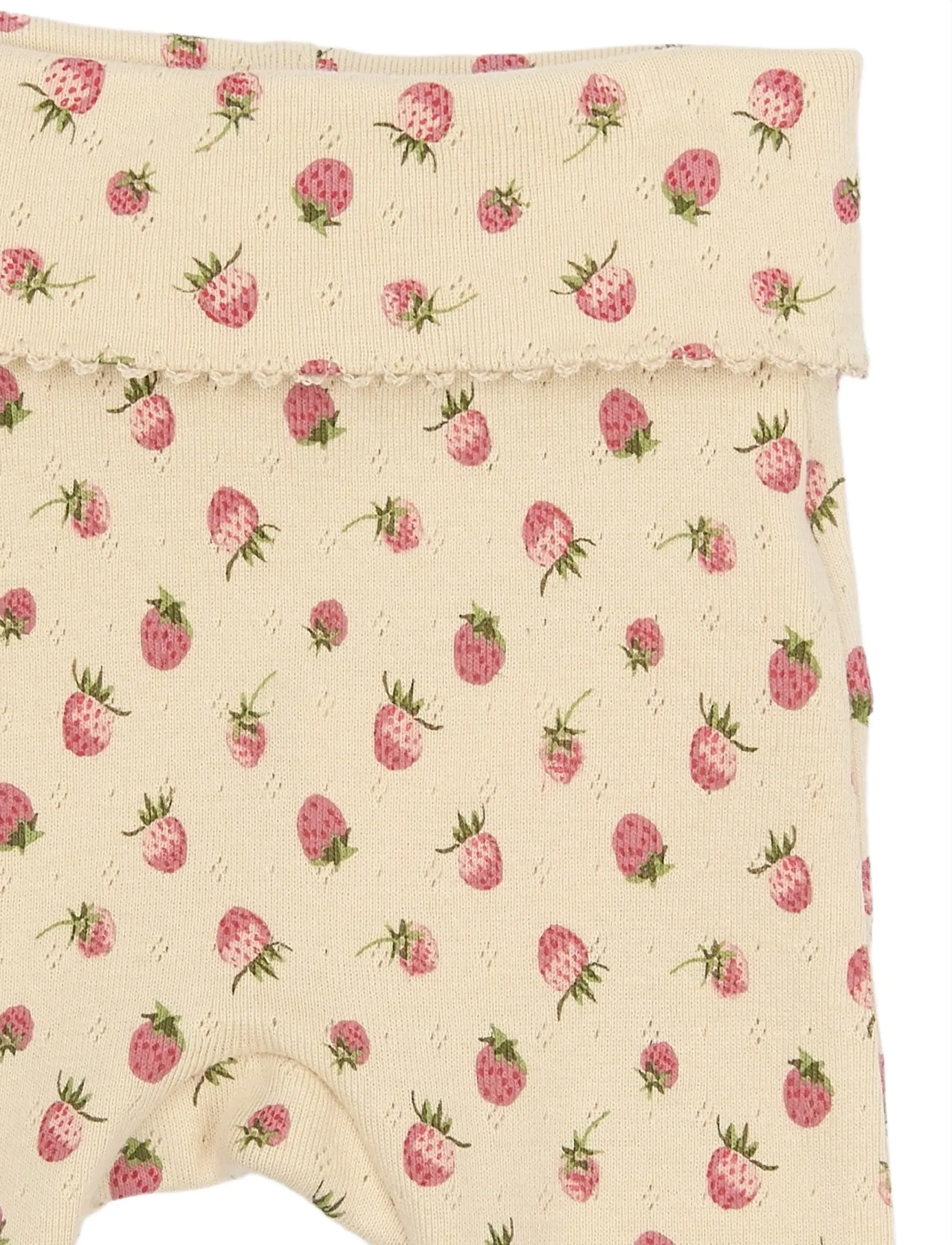 Petit Piao - PPDea High Waist Leggings NB - leggings - fog strawberry aop - 2