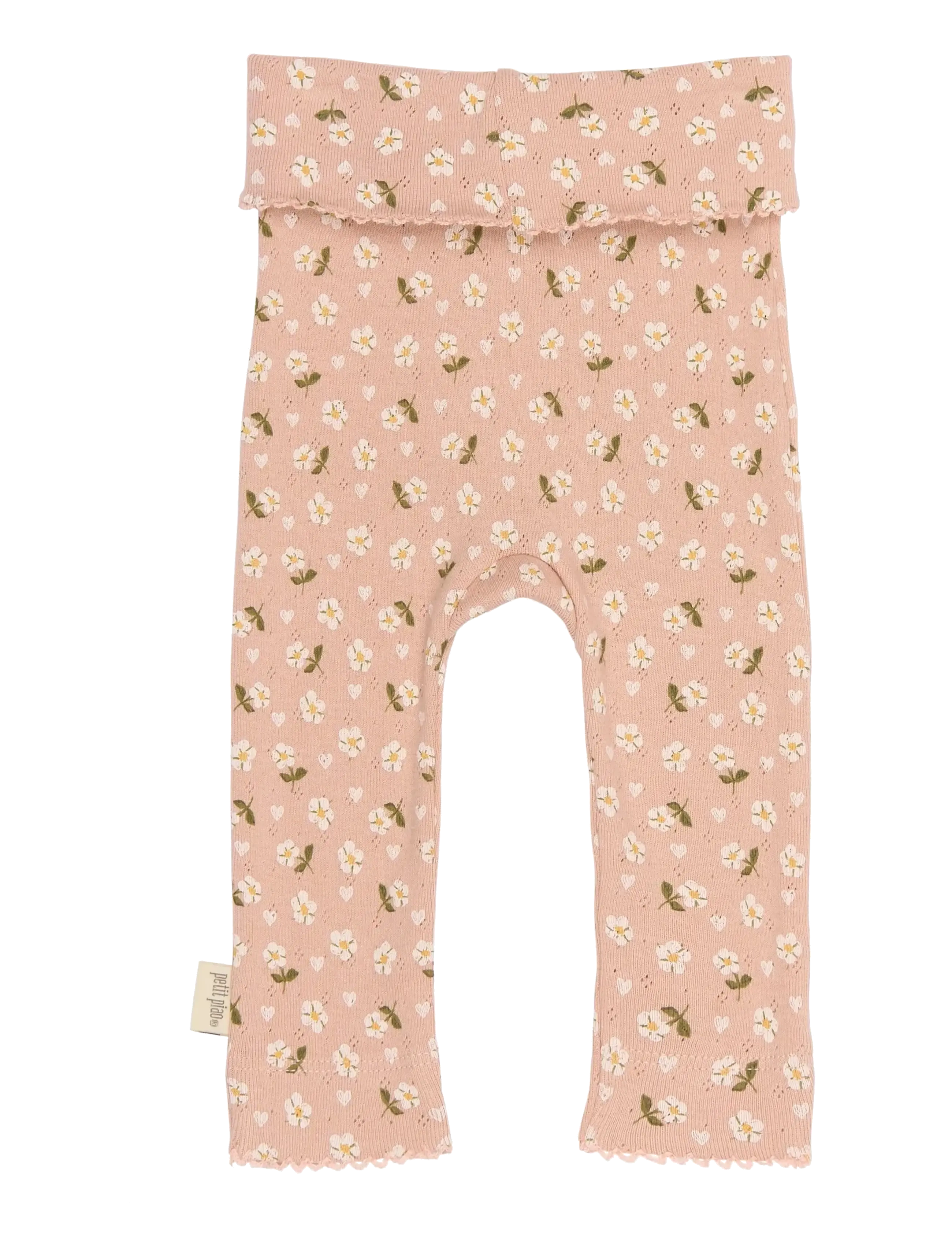 Petit Piao PPDea High Waist Leggings NB - Riided - MISTY ROSE FLOWER AOP / pink/rose