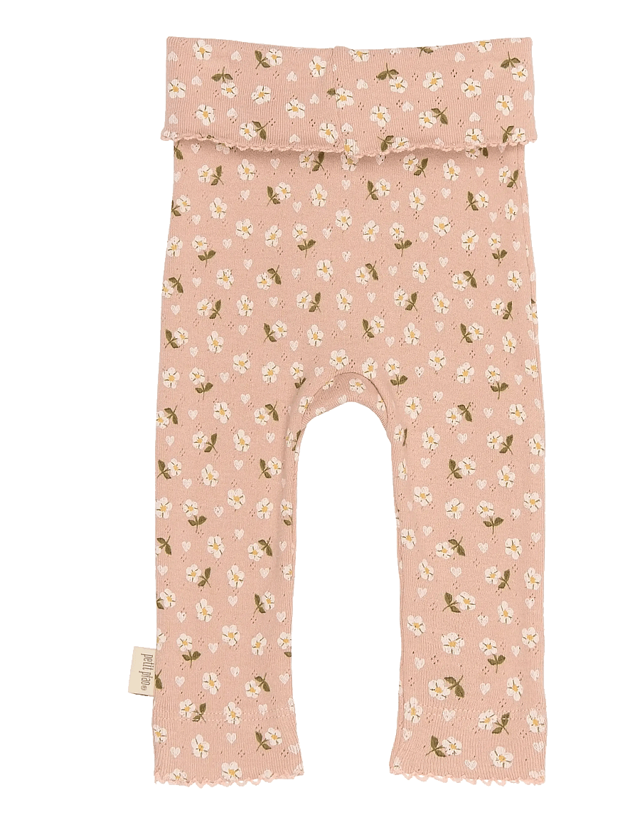 Petit Piao - PPDea High Waist Leggings NB - legingi - misty rose flower aop - 1