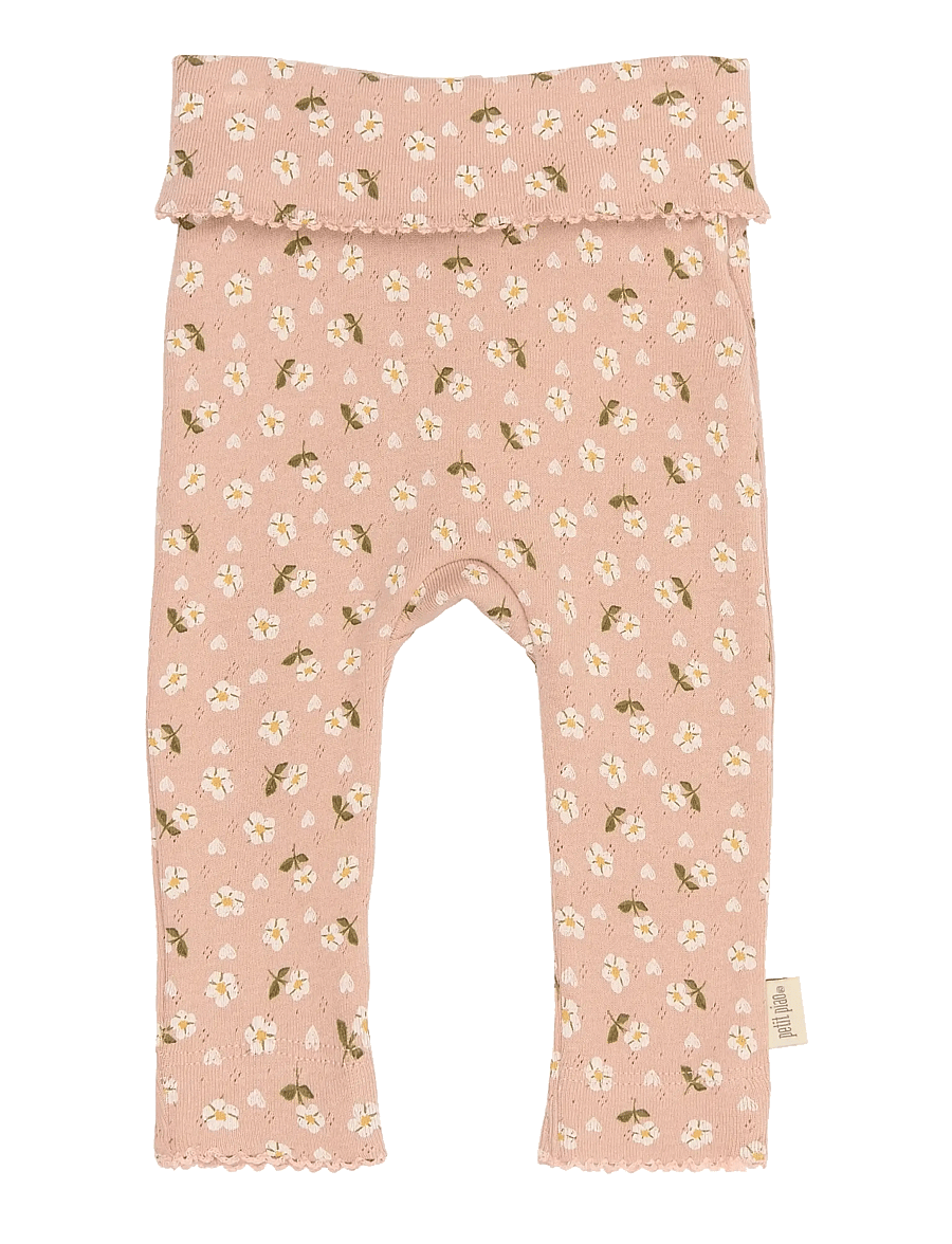 Petit Piao - PPDea High Waist Leggings NB - legingi - misty rose flower aop - 2