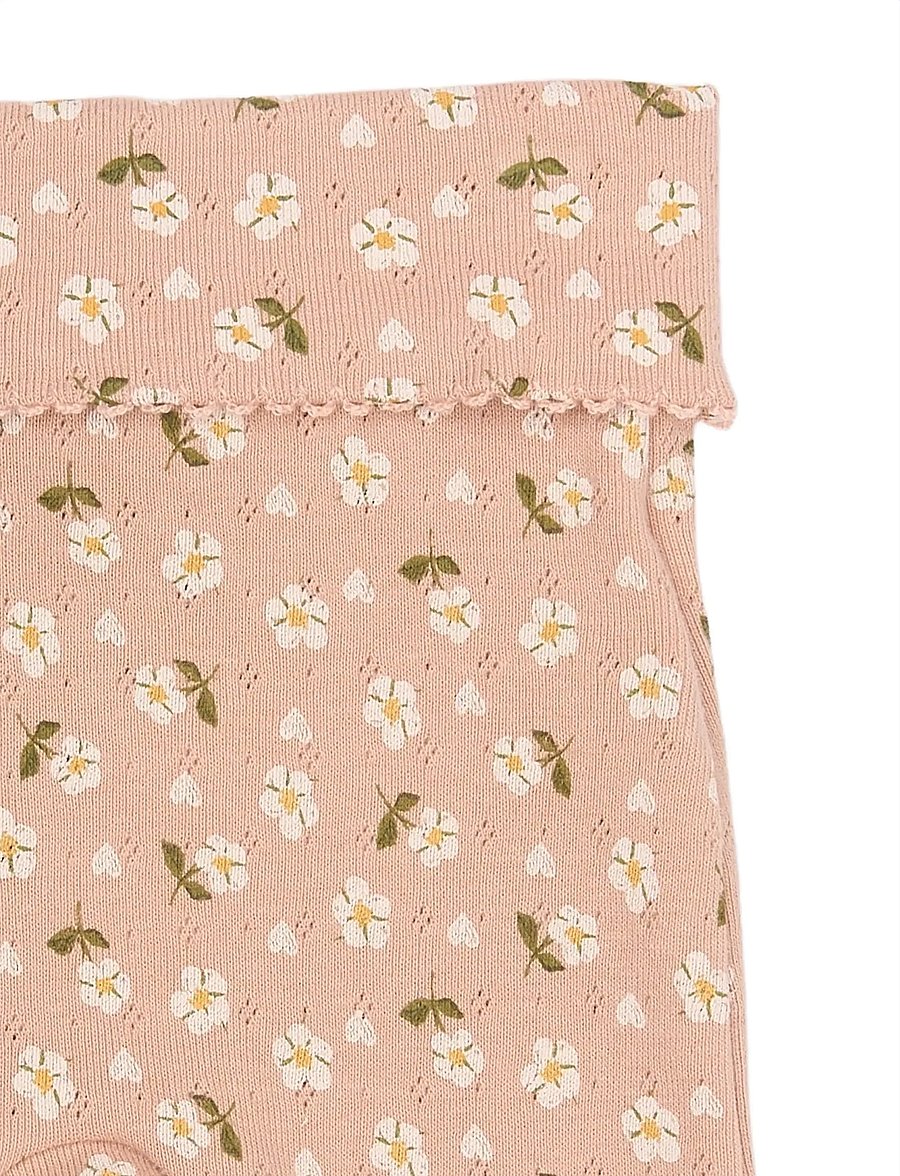 Petit Piao - PPDea High Waist Leggings NB - legingi - misty rose flower aop - 4