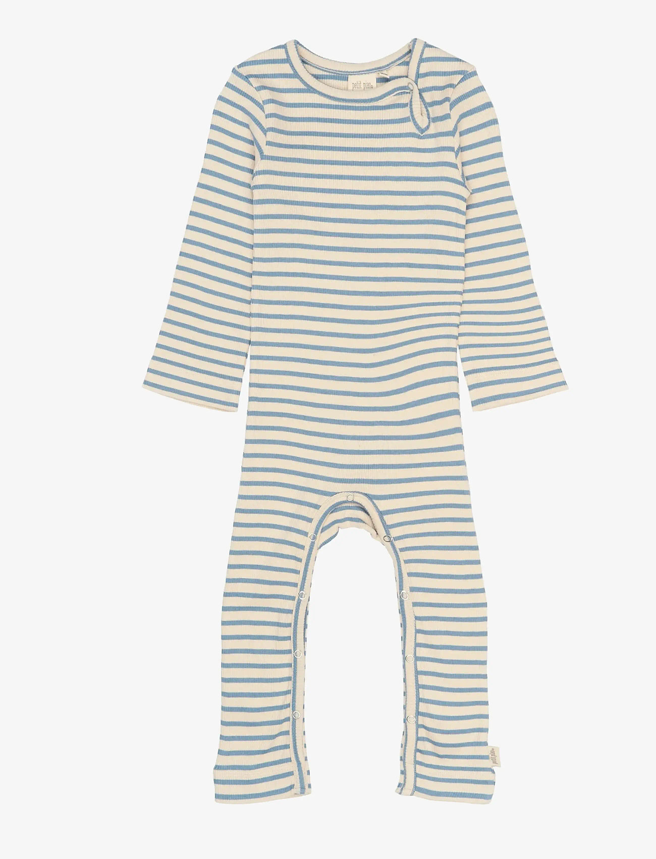 Petit Piao - PPSky L_S Jumpsuit - langærmede heldragter - infinity striped - 0