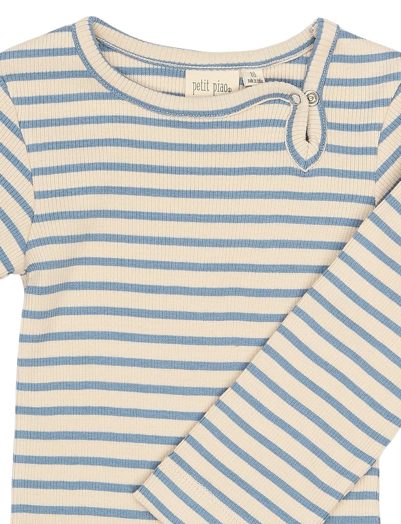 Petit Piao - PPSky L_S Jumpsuit - langærmede heldragter - infinity striped - 2