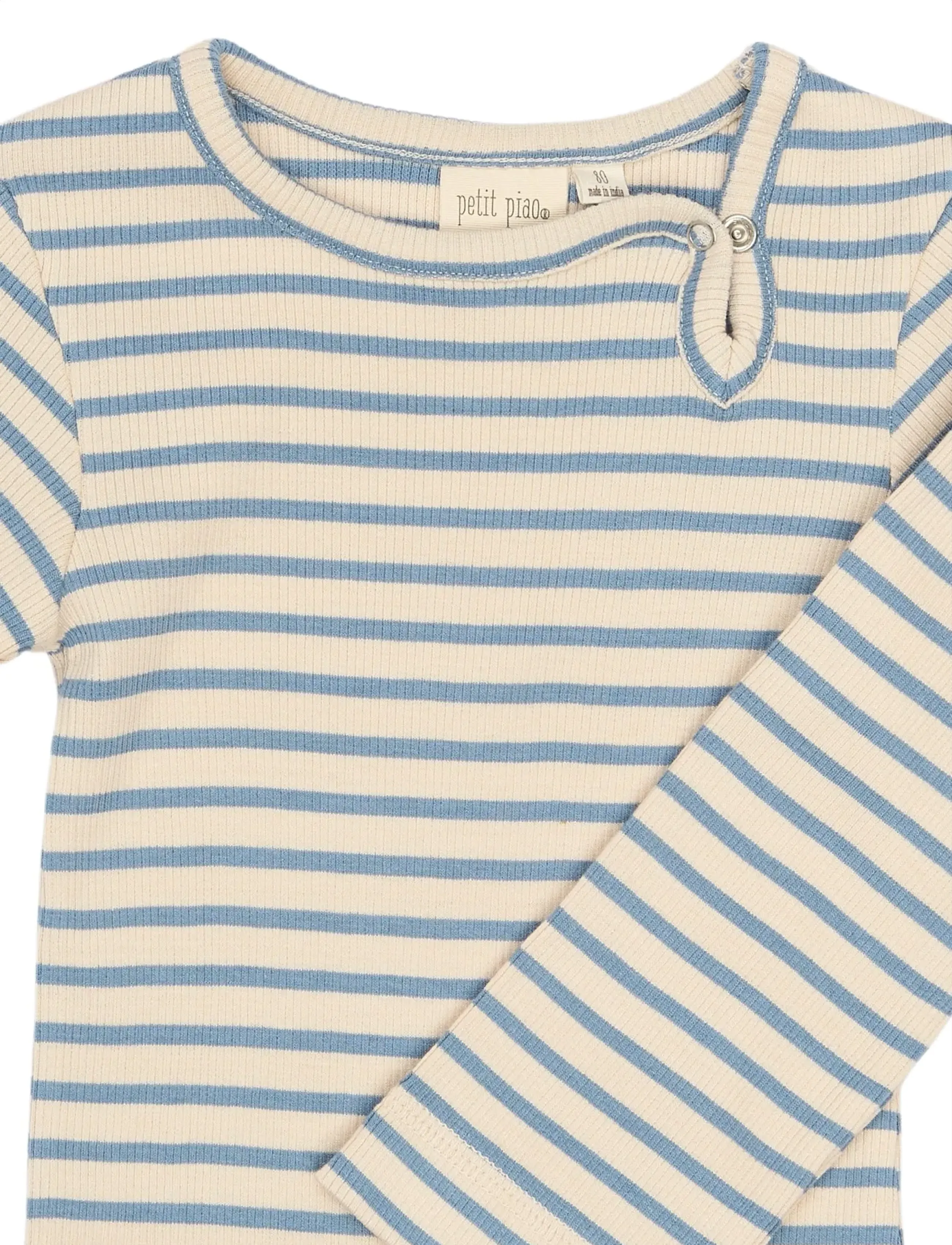 Petit Piao - PPSky L_S Jumpsuit - langärmelig - infinity striped - 2