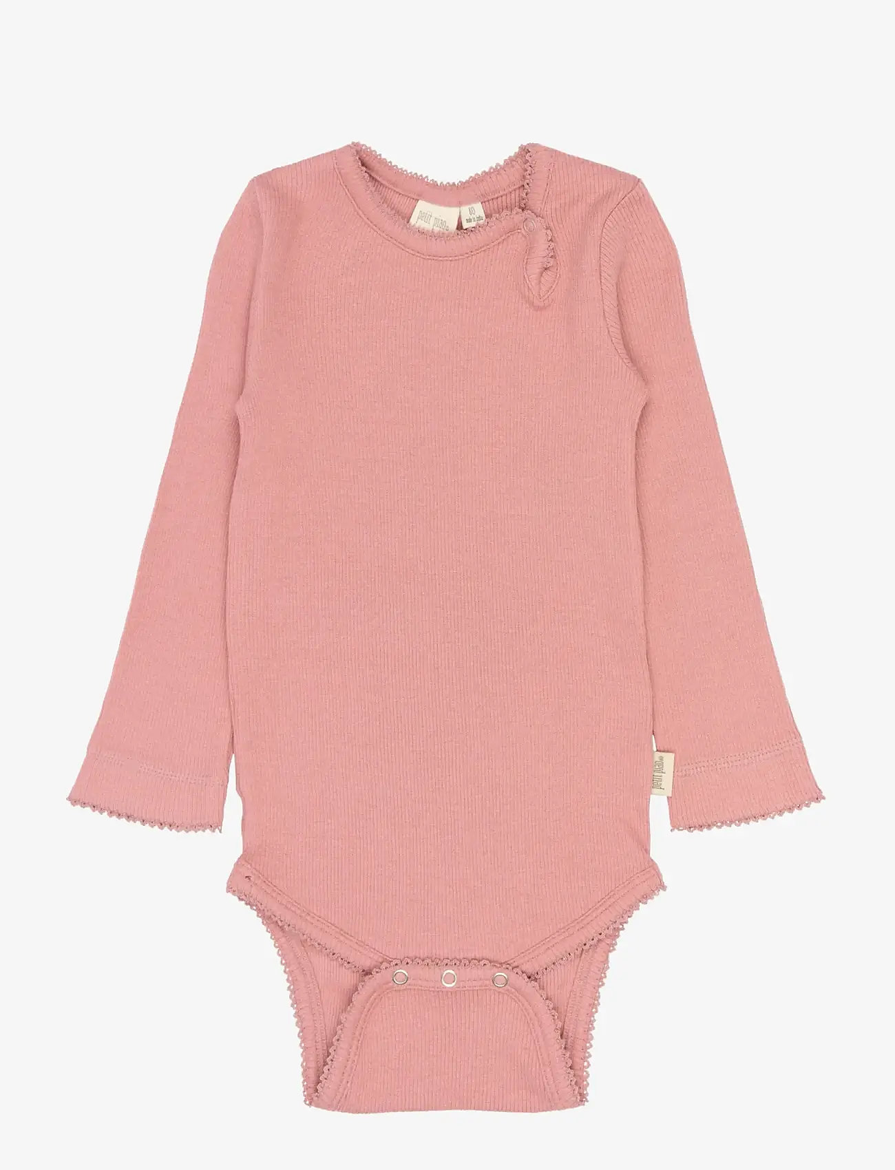 Petit Piao - PPSea L_S Body - pikkade varrukatega bodid - dusty rose - 0