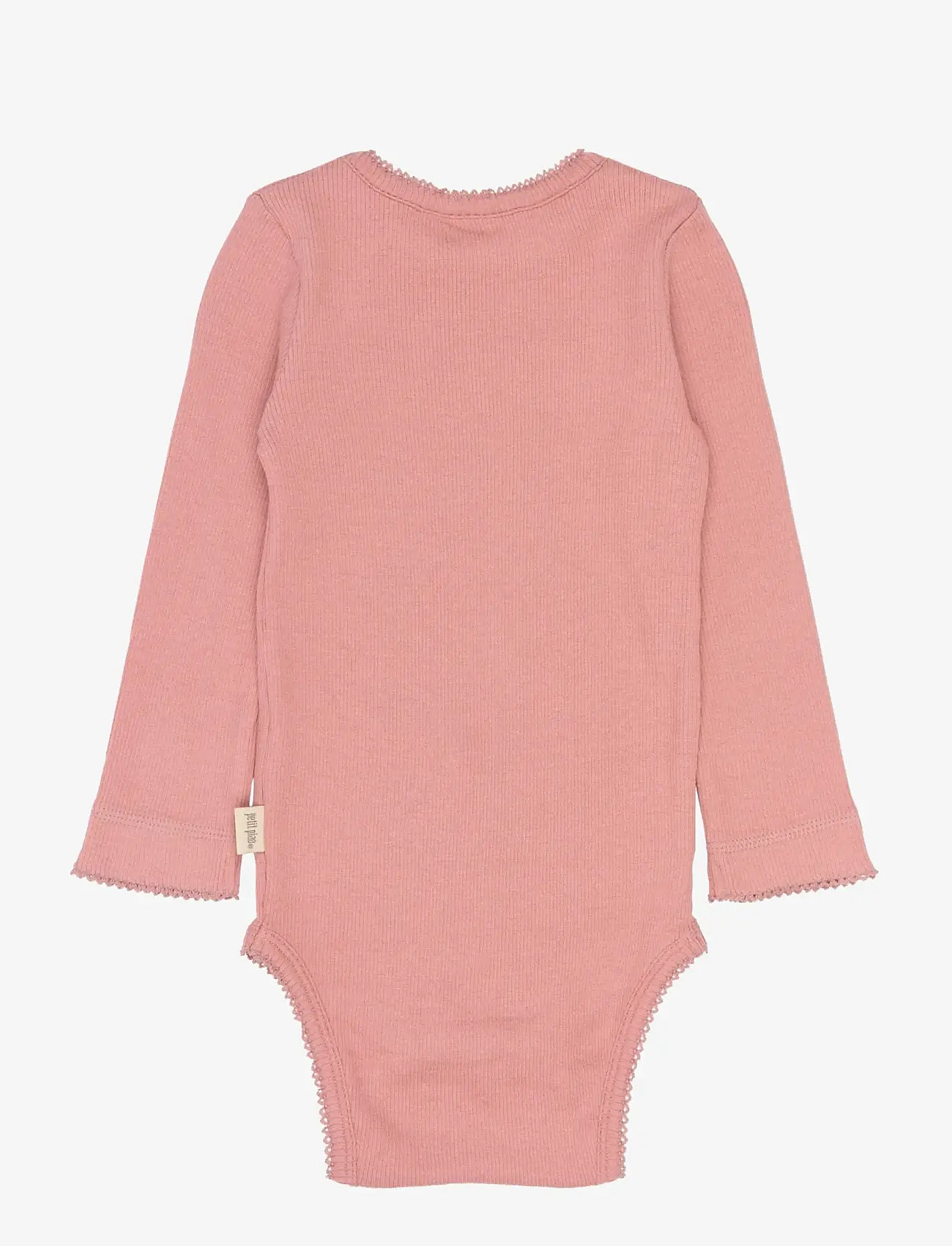Petit Piao - PPSea L_S Body - pikkade varrukatega bodid - dusty rose - 1