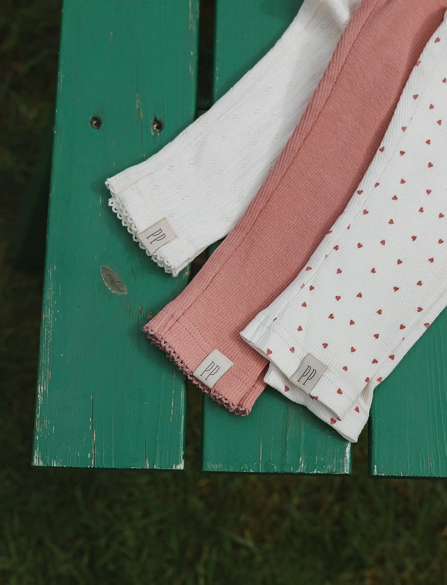 Petit Piao - PPSea Leggings - leginsy - dusty rose - 0