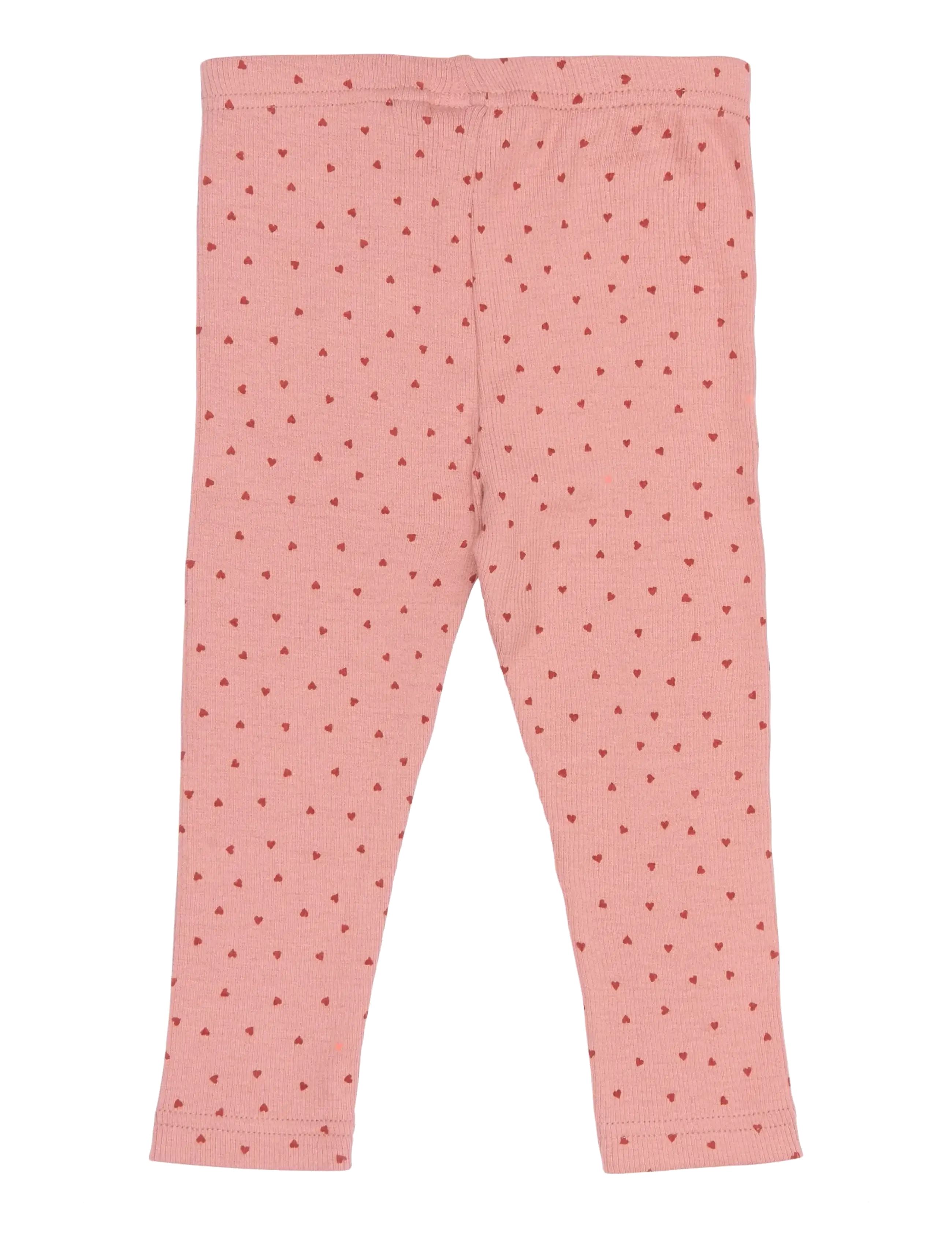Petit Piao - PPSonja Leggings - leggings - dusty rose heart aop - 1