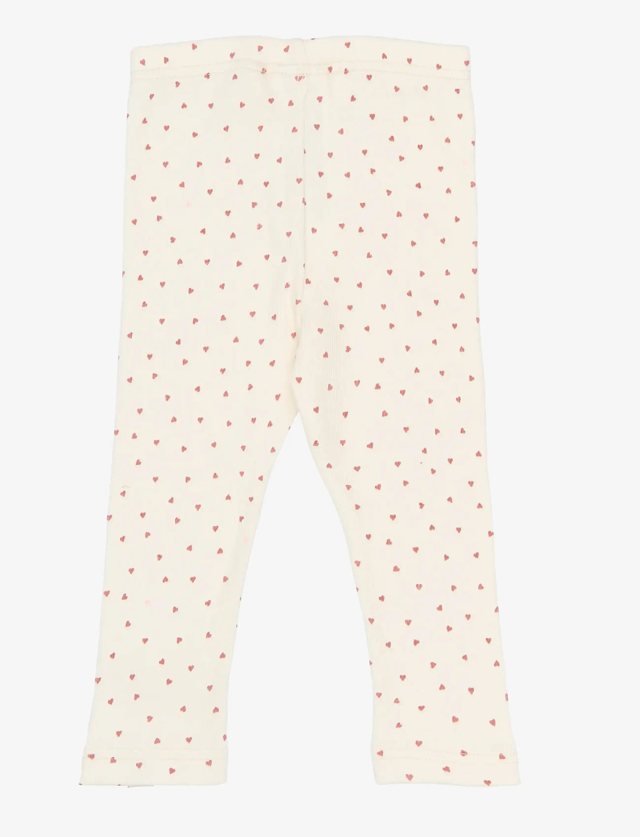Petit Piao - PPSonja Leggings - leggings - eggnog heart aop - 2