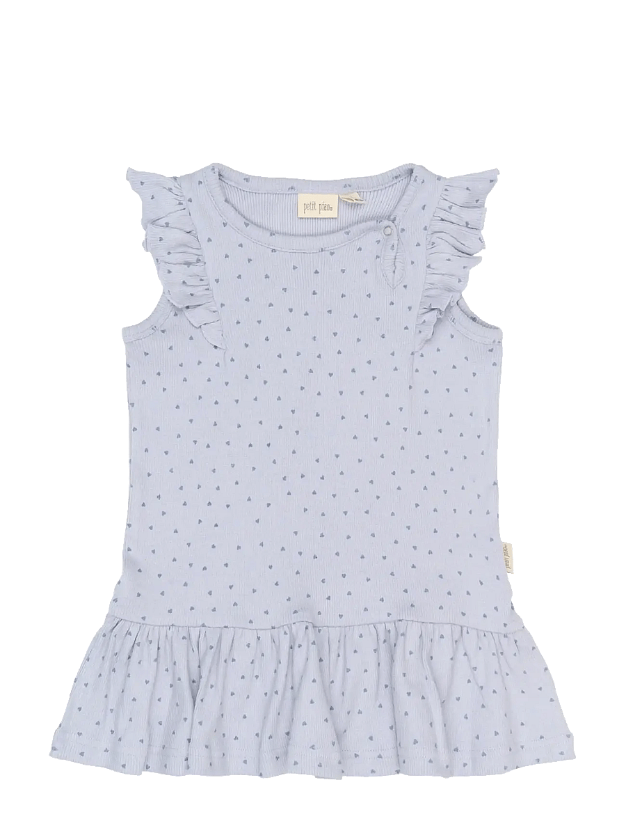 Petit Piao - PPSonja S_L Dress - hihattomat arkimekot - cosmic sky heart aop - 1