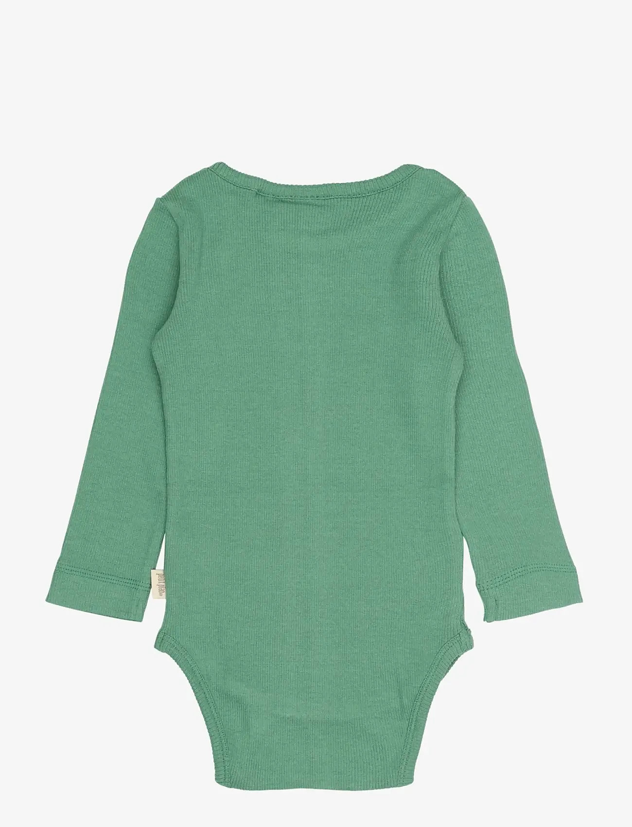 Petit Piao - PPStone L_S Body - langærmede bodyer - frosty spruce - 1