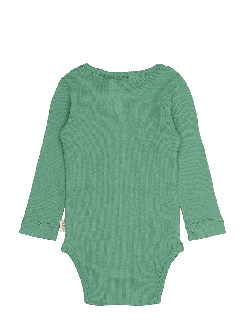 Petit Piao - PPStone L_S Body - langärmelige bodys - frosty spruce - 1
