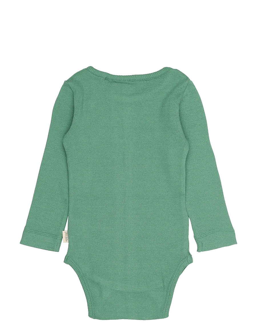 Petit Piao - PPStone L_S Body - pikkade varrukatega bodid - frosty spruce - 1