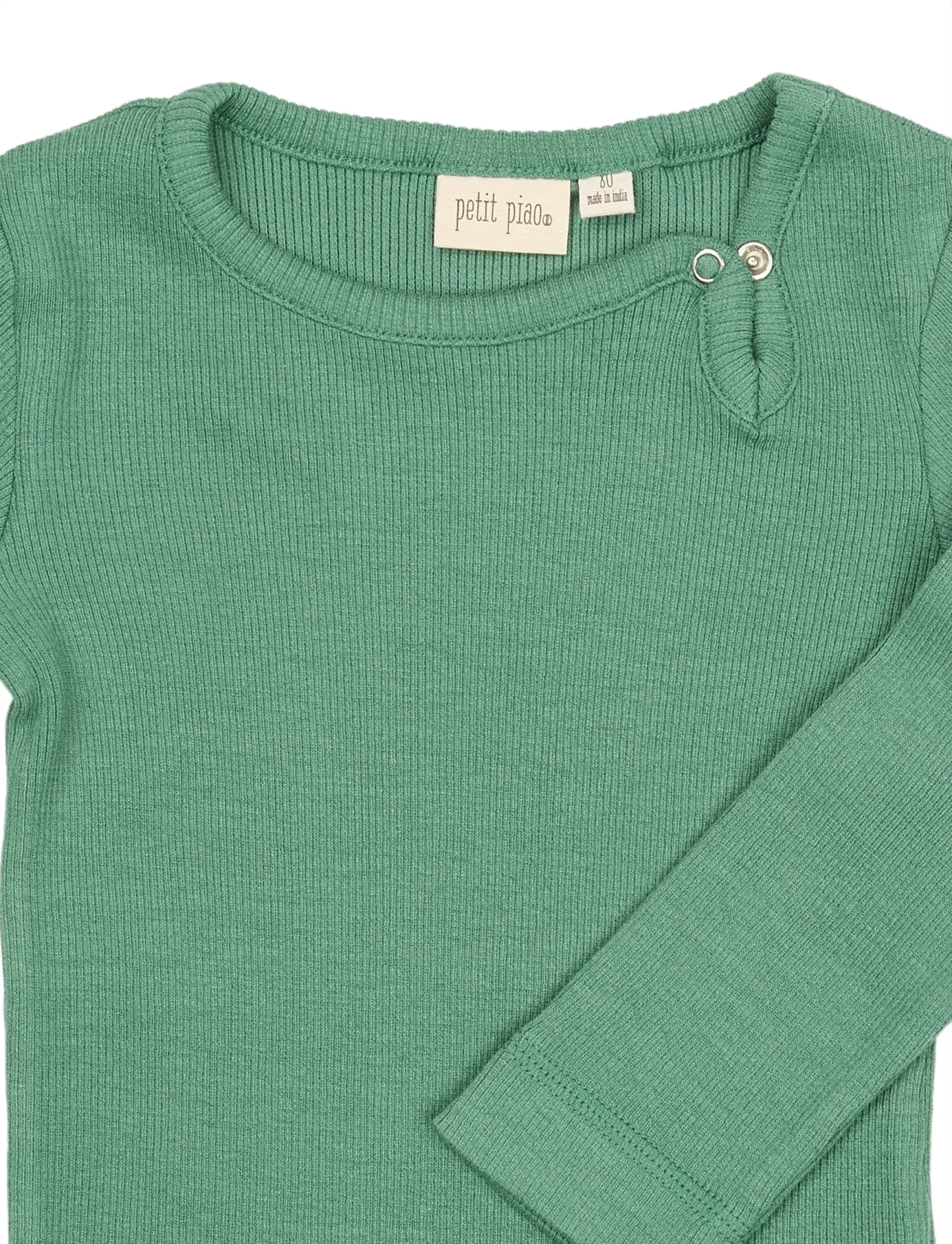 Petit Piao - PPStone L_S Body - pikkade varrukatega bodid - frosty spruce - 2