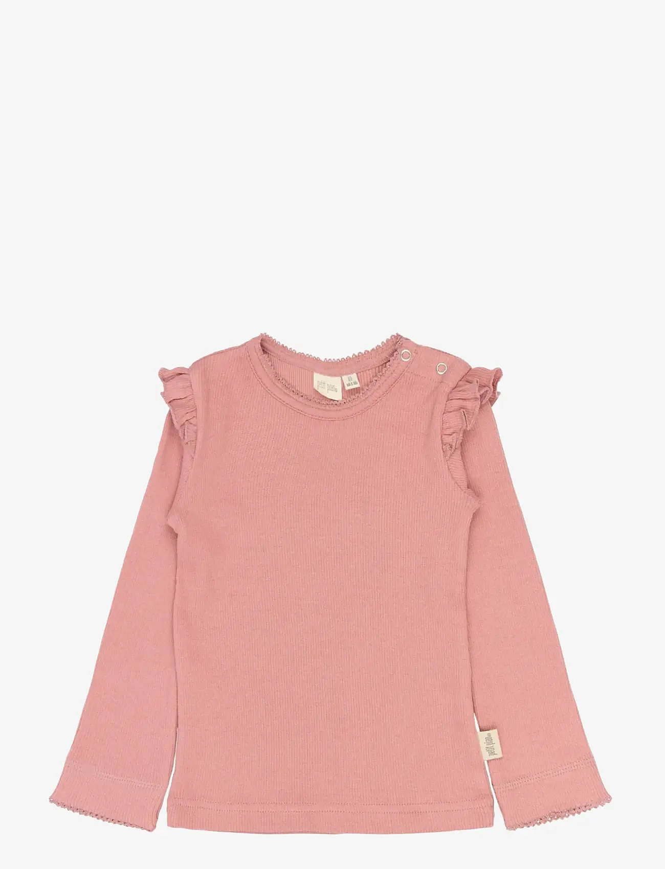 Petit Piao - PPSea L_S Tee - langærmede t-shirts - dusty rose - 1