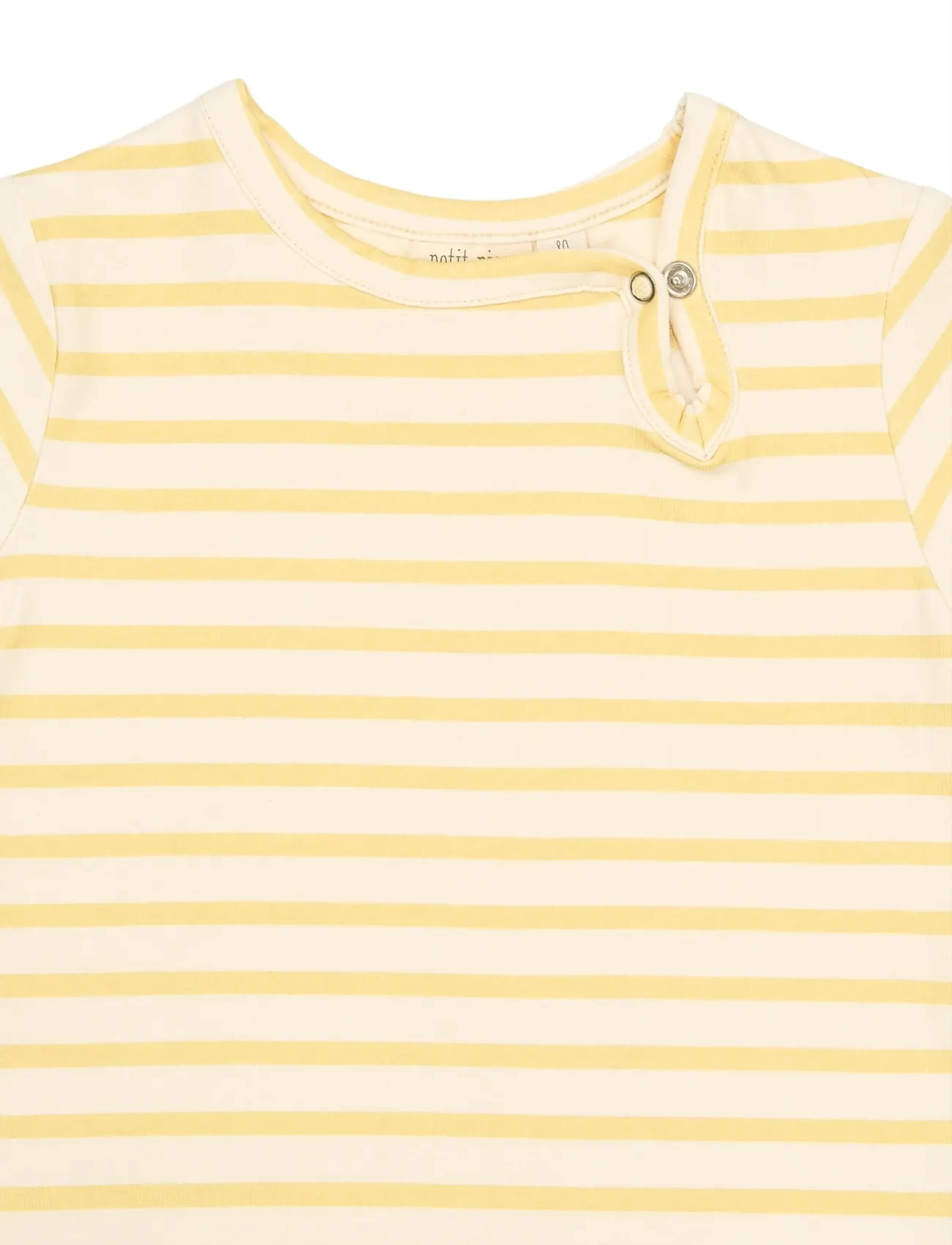 Petit Piao - PPSun S_S Jumpsuit - lühikeste varrukatega - dusky citron striped - 2