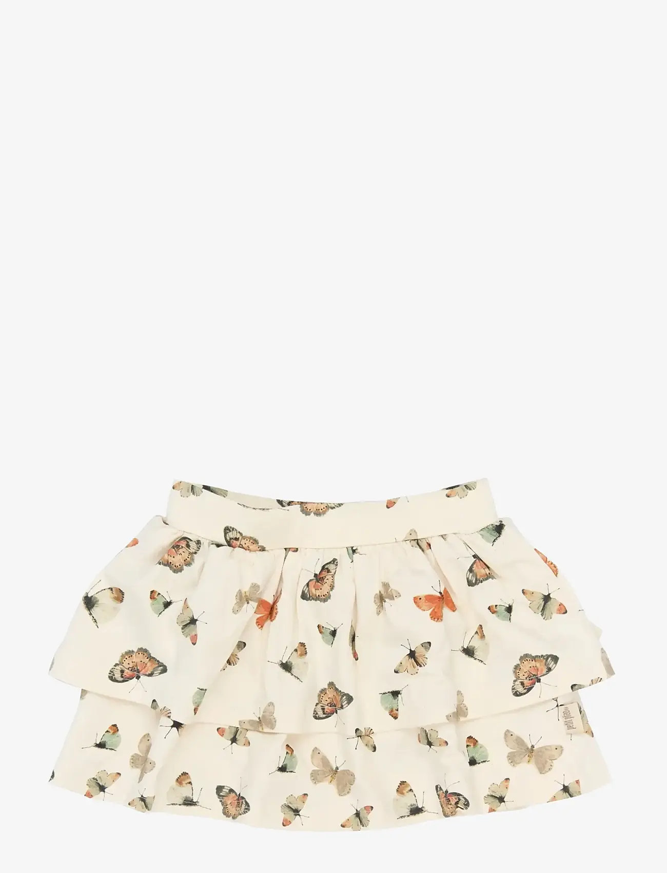 Petit Piao - PPStar Skirt - korte nederdele - eggnog butterfly aop - 0