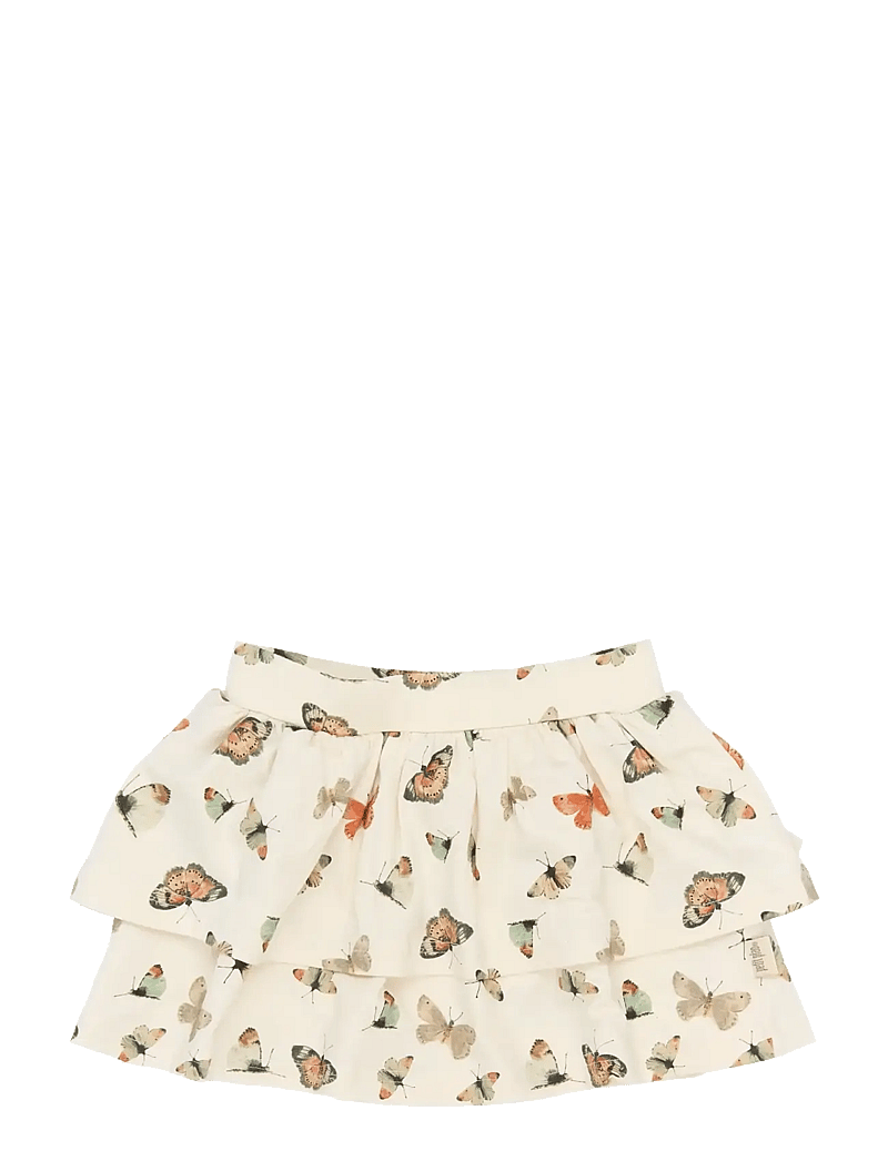 Petit Piao - PPStar Skirt - korte nederdele - eggnog butterfly aop - 0