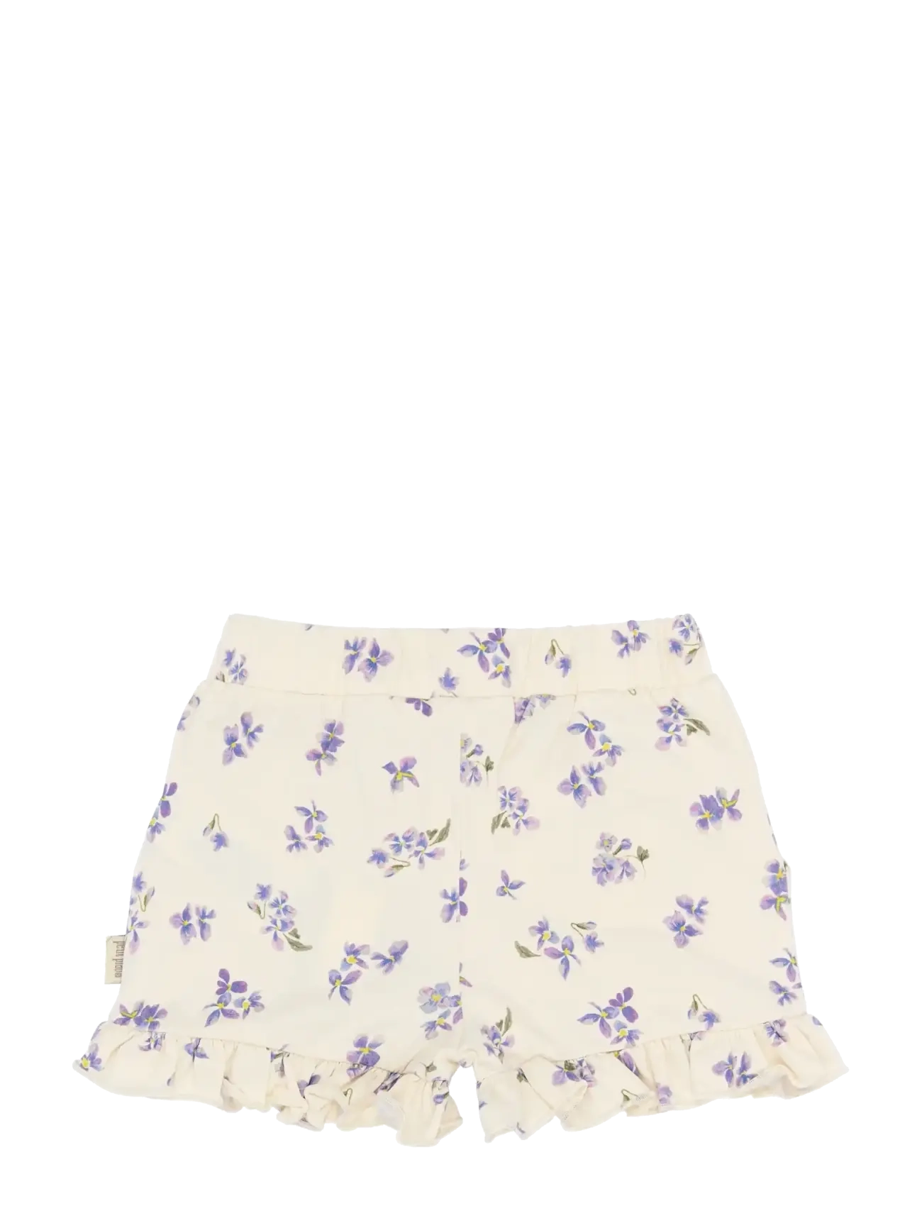 Petit Piao - PPStar Shorts Frill - casual shorts - eggnog viola aop - 2