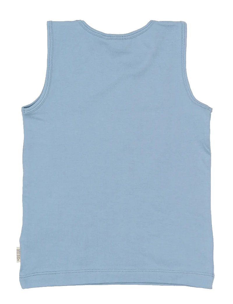Petit Piao - PPStar Boys Undershirt 2-pack - Õlapaeltega topid - illusion blue boat aop - 2