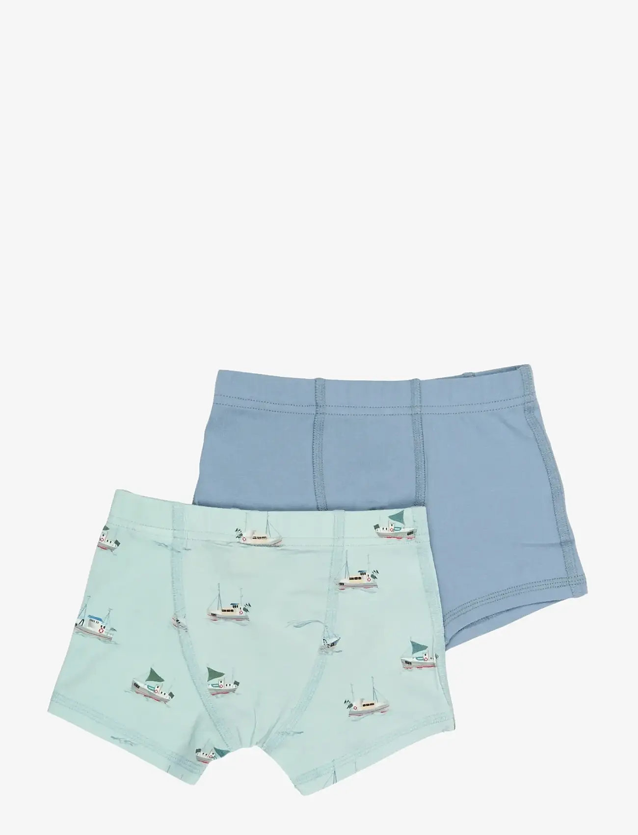 Petit Piao - PPStar Boxers 2-pack - underbukser - illusion blue boat aop - 0