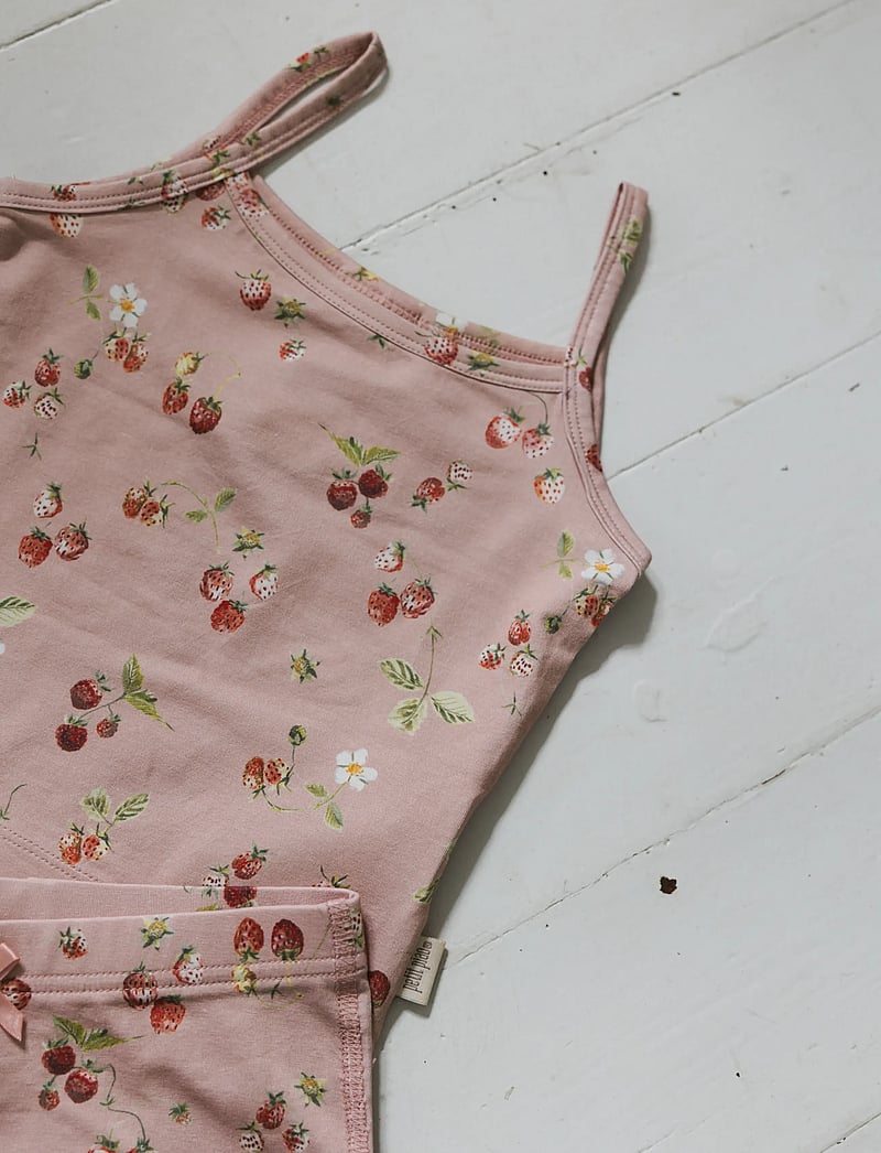 Petit Piao - PPStar Hipsters 2-pack - aluspüksid - misty rose strawberry aop - 0