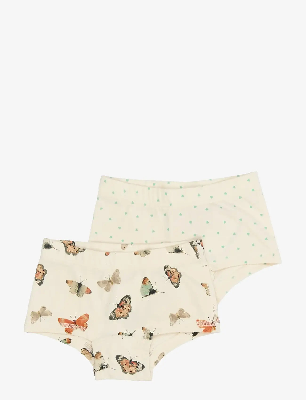 Petit Piao - PPStar Hipsters 2-pack - panties - eggnog butterfly aop - 0