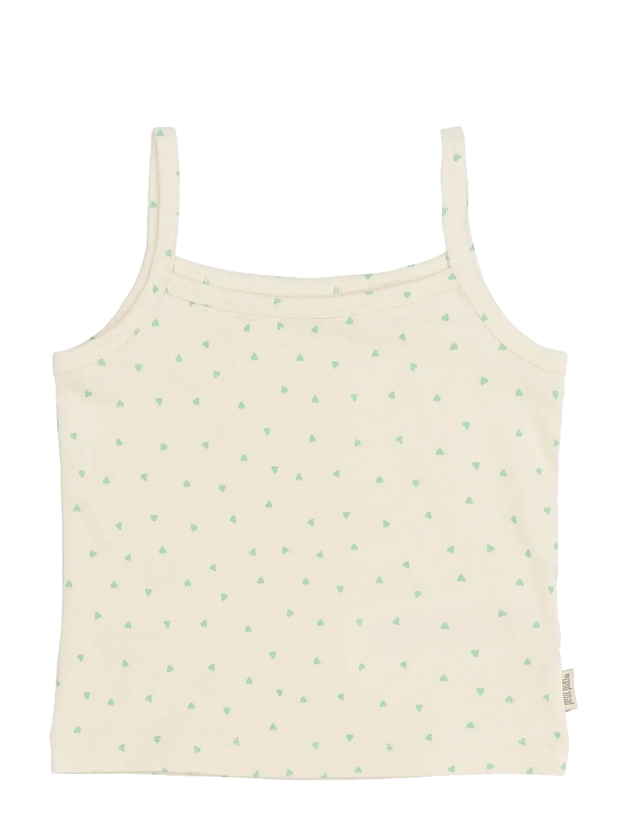 Petit Piao - PPStar Girls Undershirt 2-pack - linnen - eggnog butterfly aop - 2