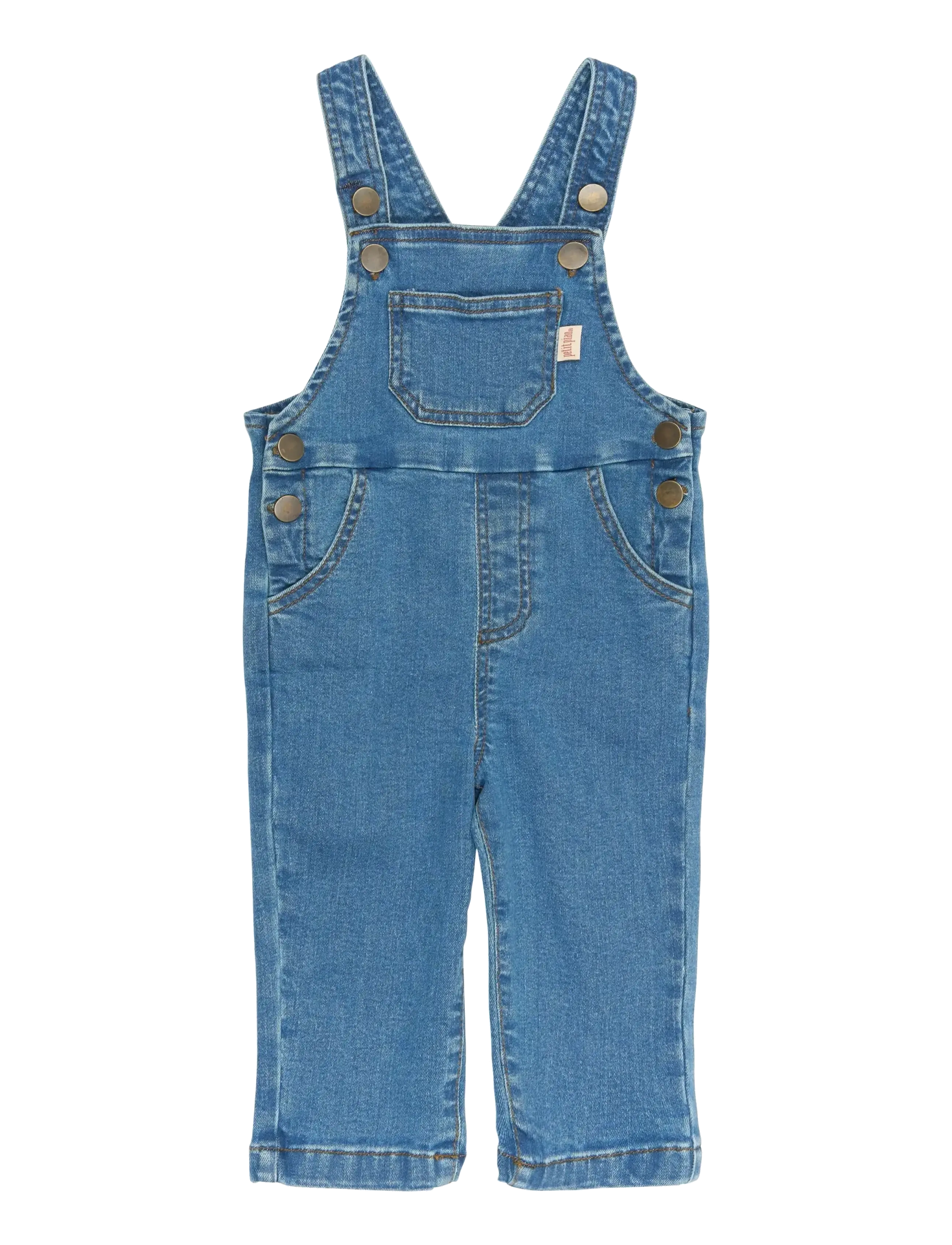 Petit Piao PPElm Denim Overalls - Baby 44-92 - LIGHT BLUE DENIM / blue