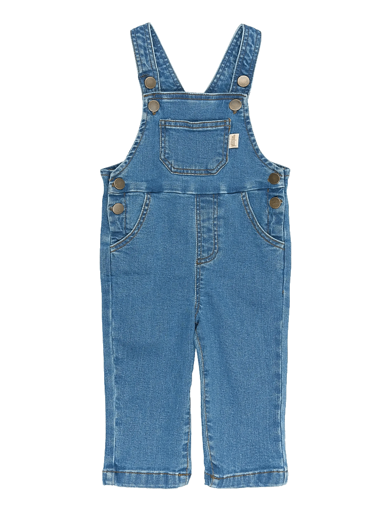 Petit Piao - PPElm Denim Overalls - hängselbyxor - light blue denim - 1