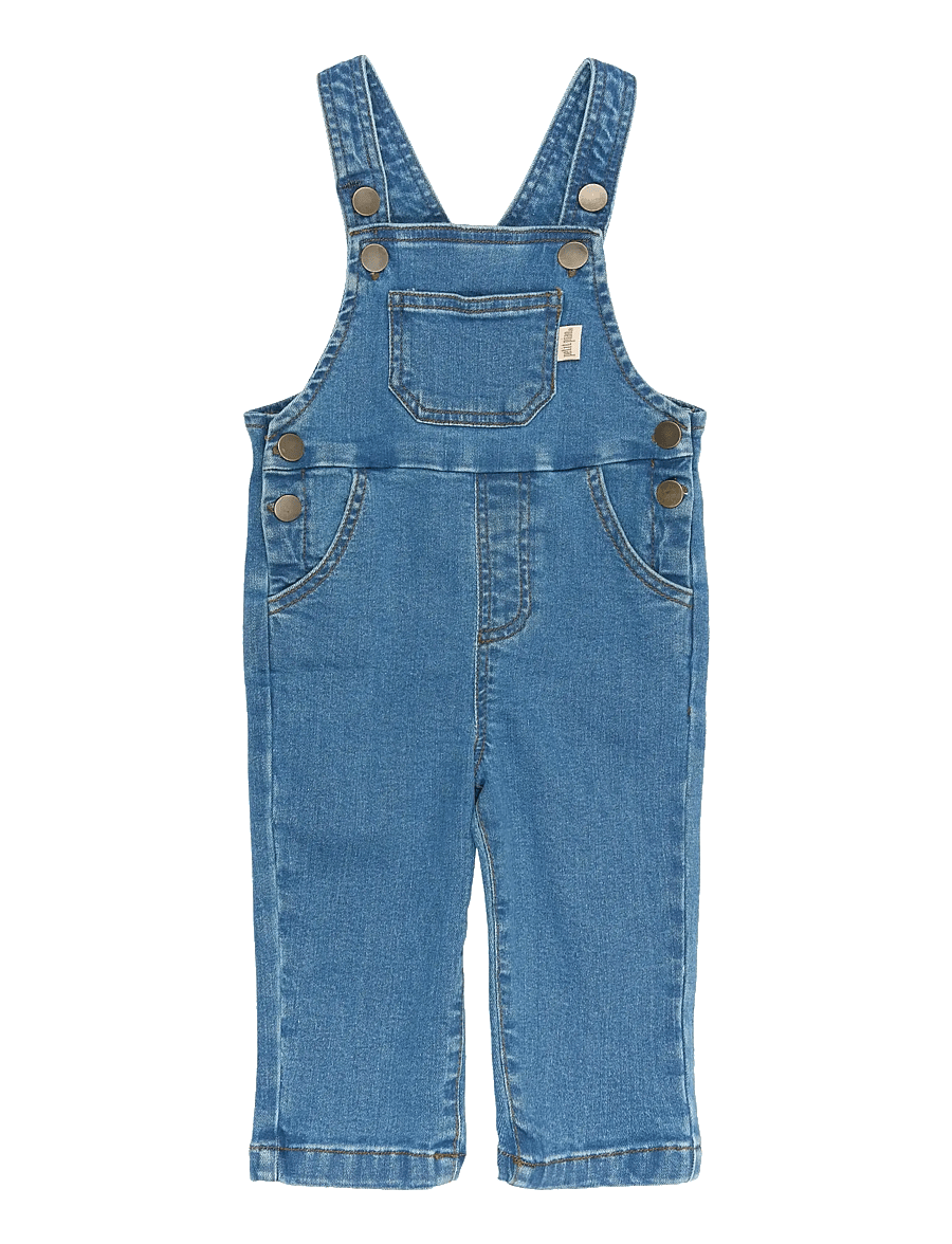 Petit Piao - PPElm Denim Overalls - light blue denim - 1