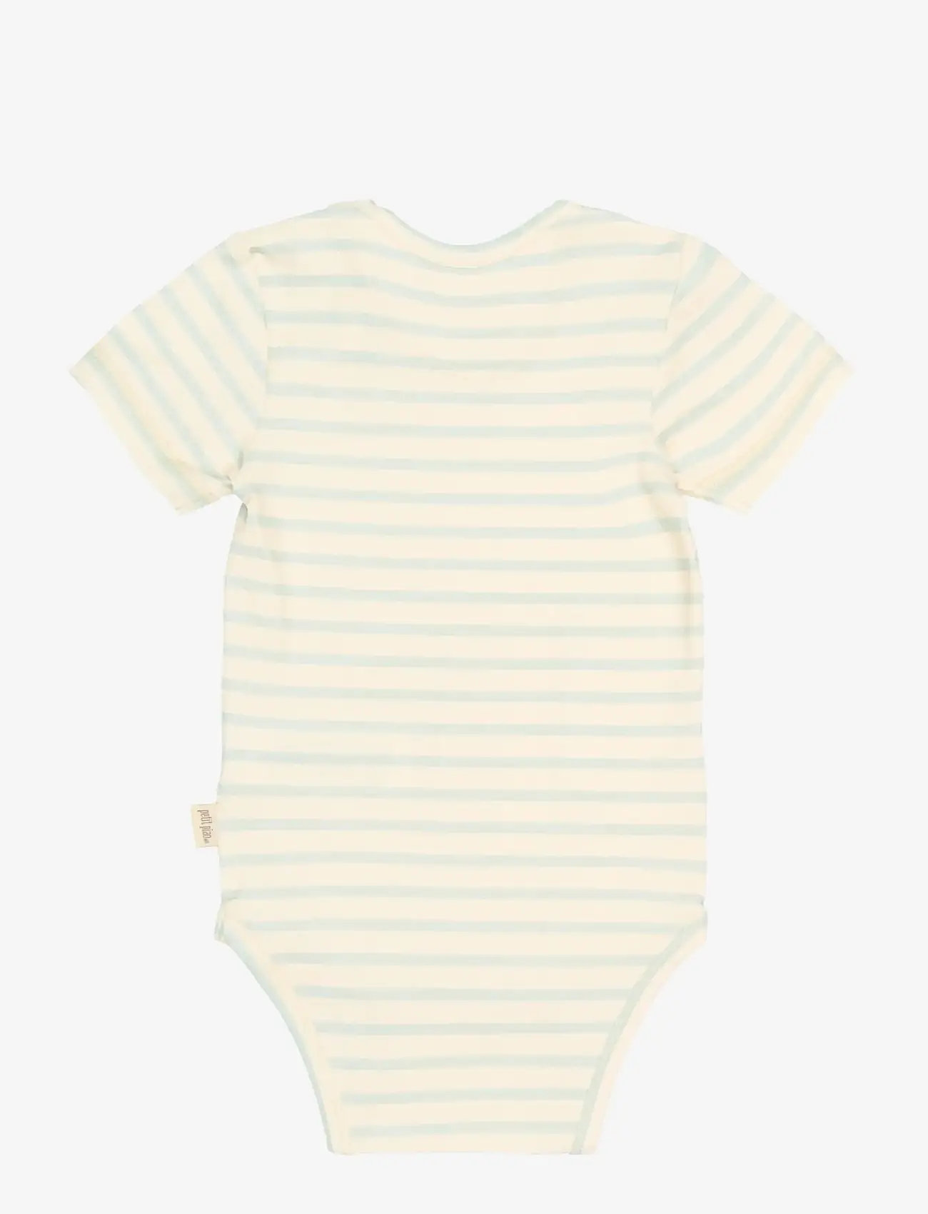 Petit Piao - PPSun S_S Body - kurzärmelige bodys - winter sky striped - 1