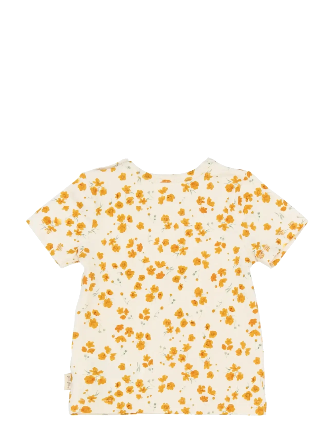 Petit Piao - PPSun S_S Tee - short-sleeved t-shirts - eggnog buttercup aop - 2