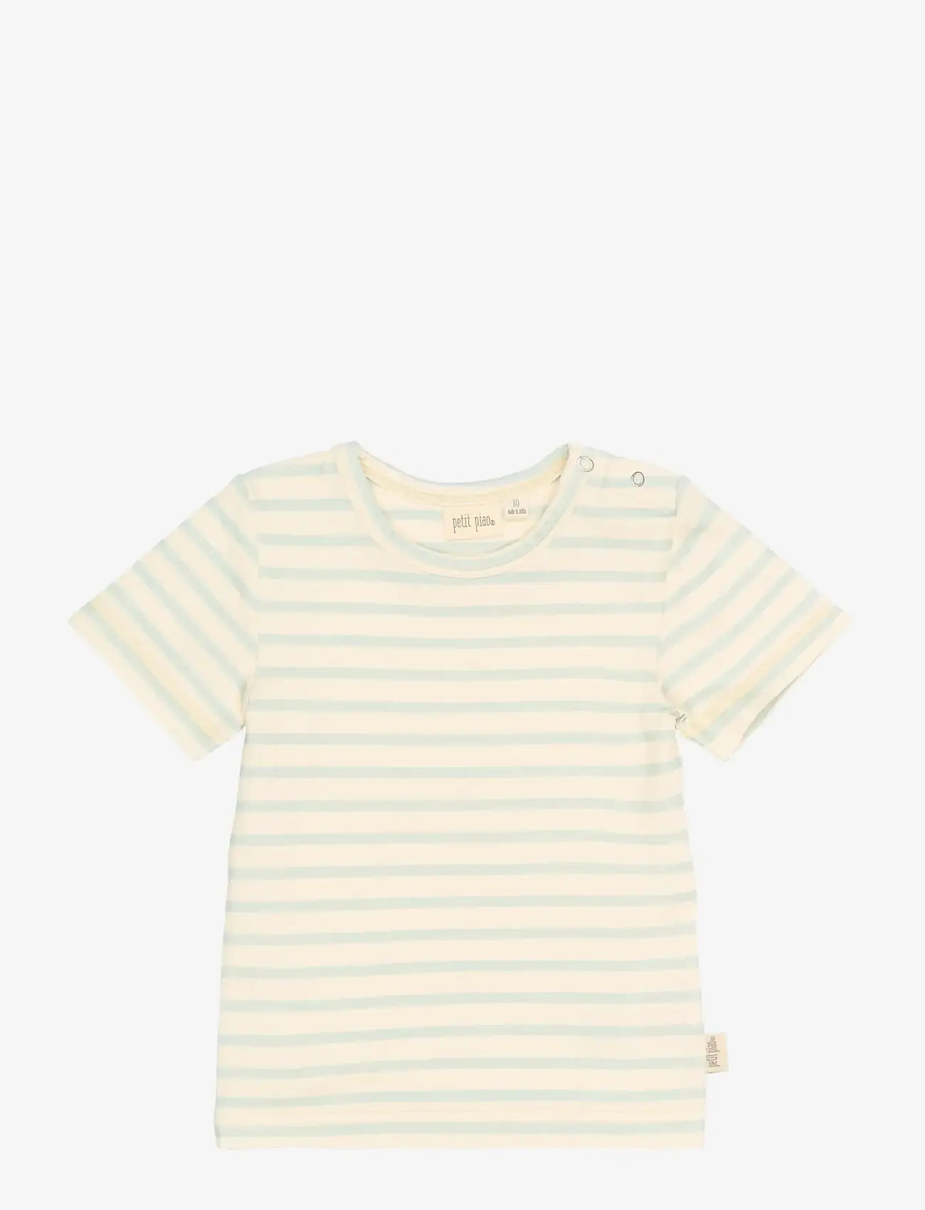 Petit Piao - PPSun S_S Tee - lühikeste varrukatega t-särgid - winter sky striped - 0