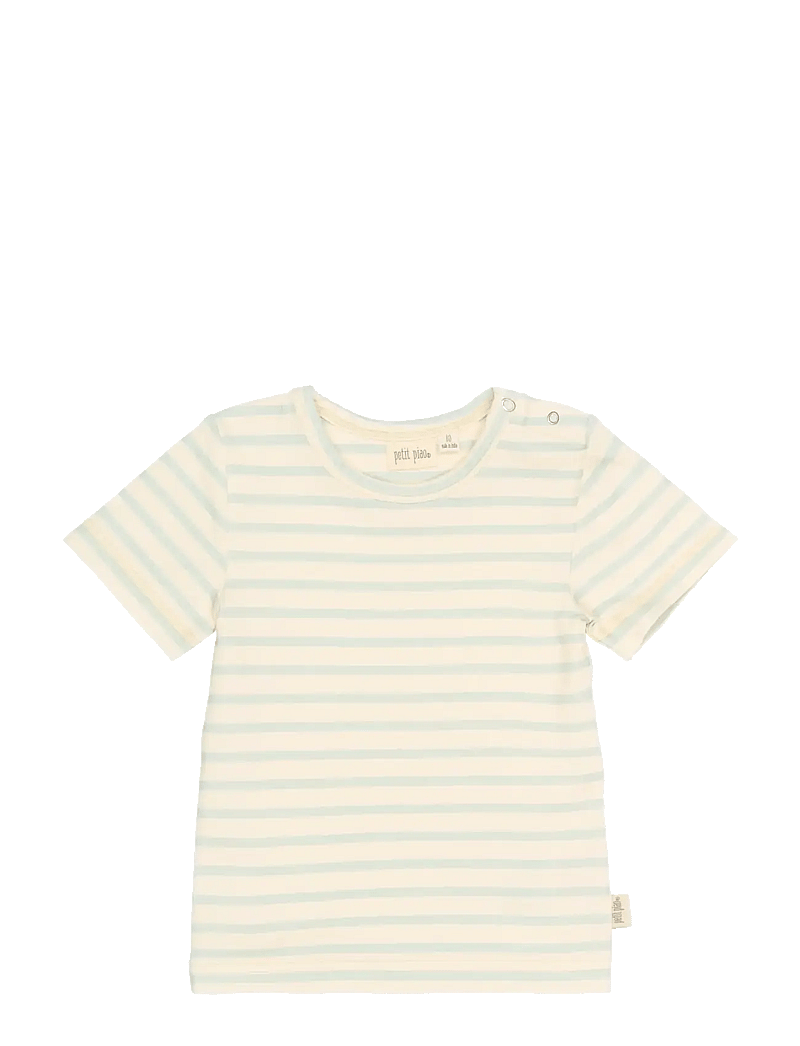 Petit Piao - PPSun S_S Tee - lühikeste varrukatega t-särgid - winter sky striped - 0