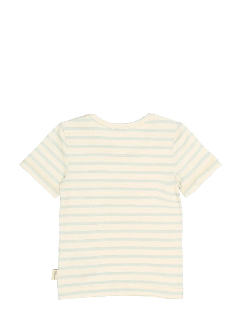 Petit Piao - PPSun S_S Tee - lühikeste varrukatega t-särgid - winter sky striped - 1