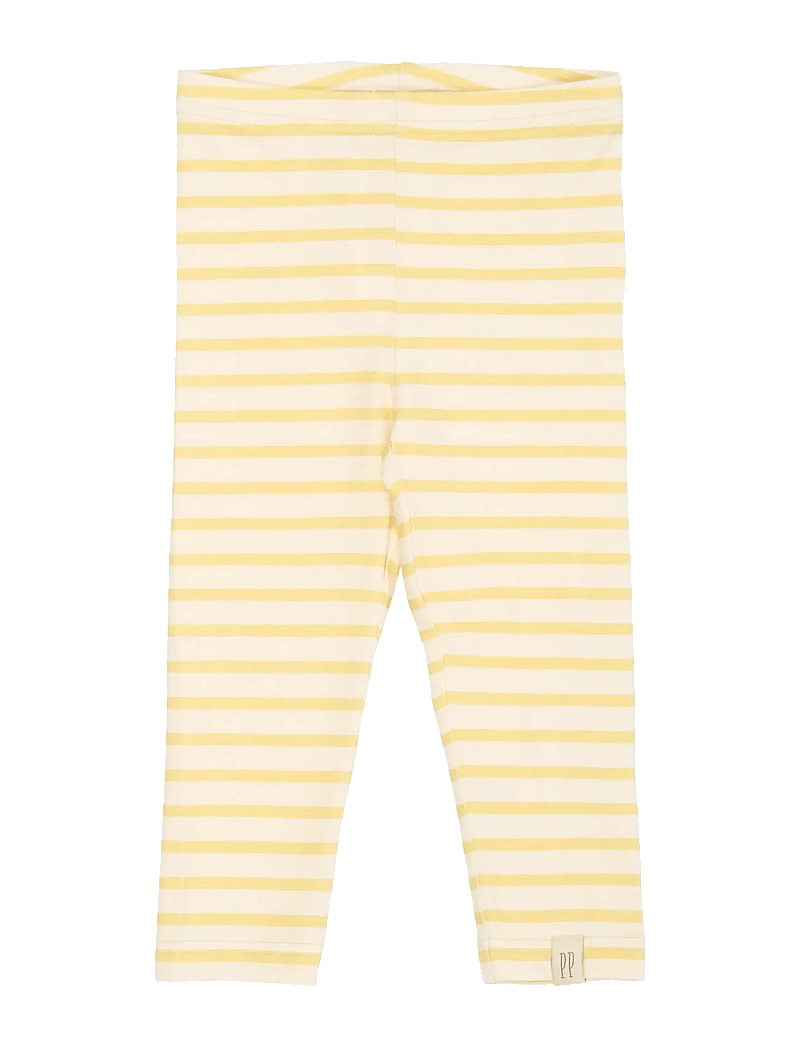 Petit Piao - PPSun Leggings - leggings - dusky citron striped - 0
