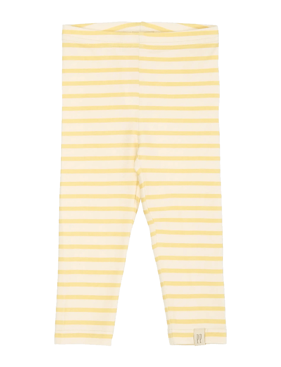 Petit Piao - PPSun Leggings - leggings - dusky citron striped - 0