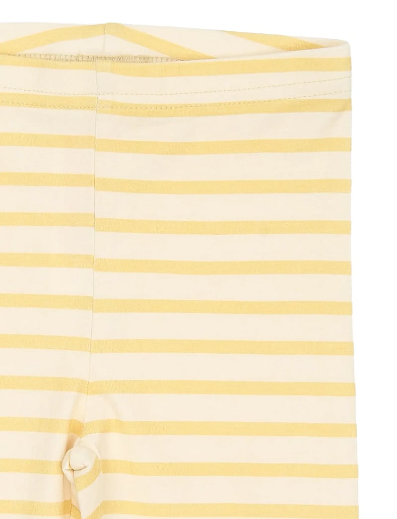Petit Piao - PPSun Leggings - leggings - dusky citron striped - 2