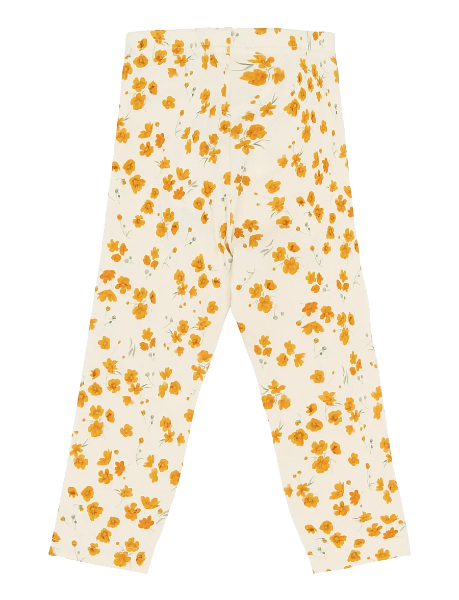 Petit Piao - PPSun Leggings - leggings - eggnog buttercup aop - 2