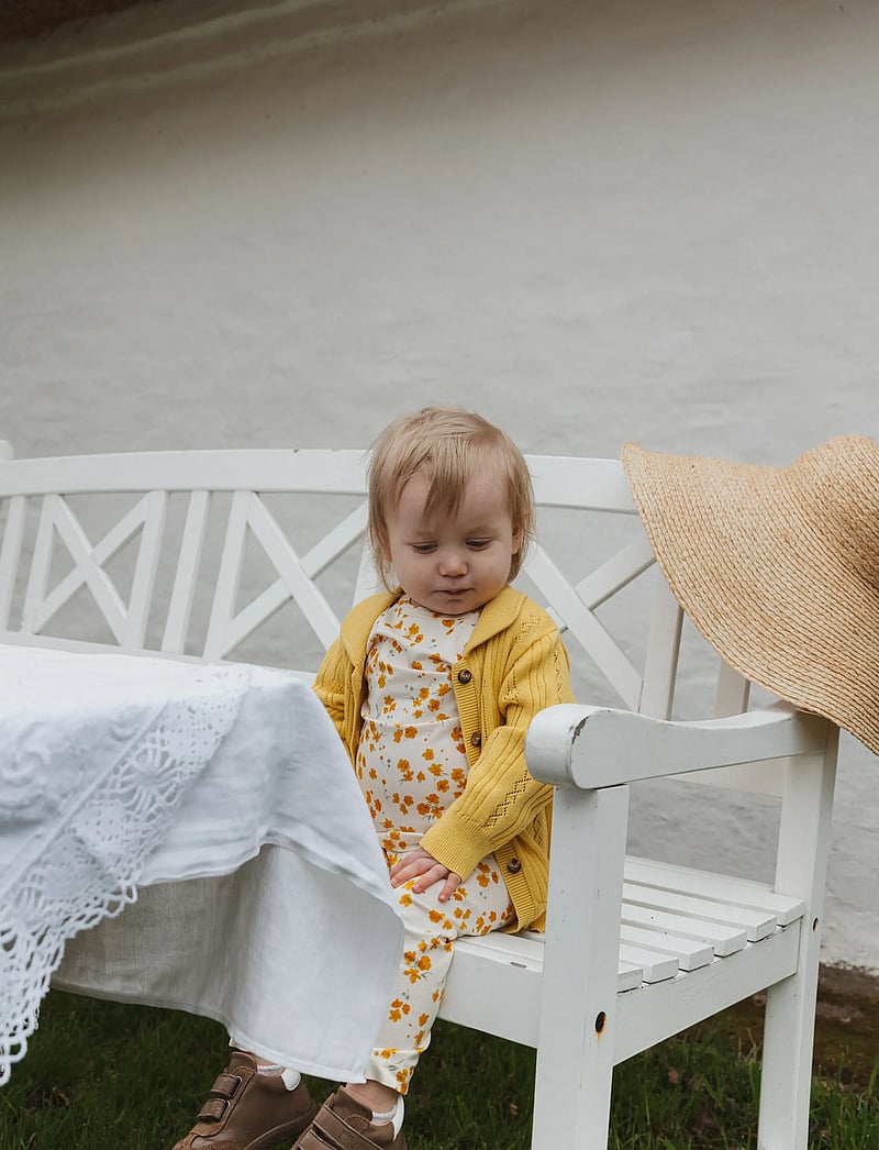Petit Piao - PPSun Leggings - leggings - eggnog buttercup aop - 0