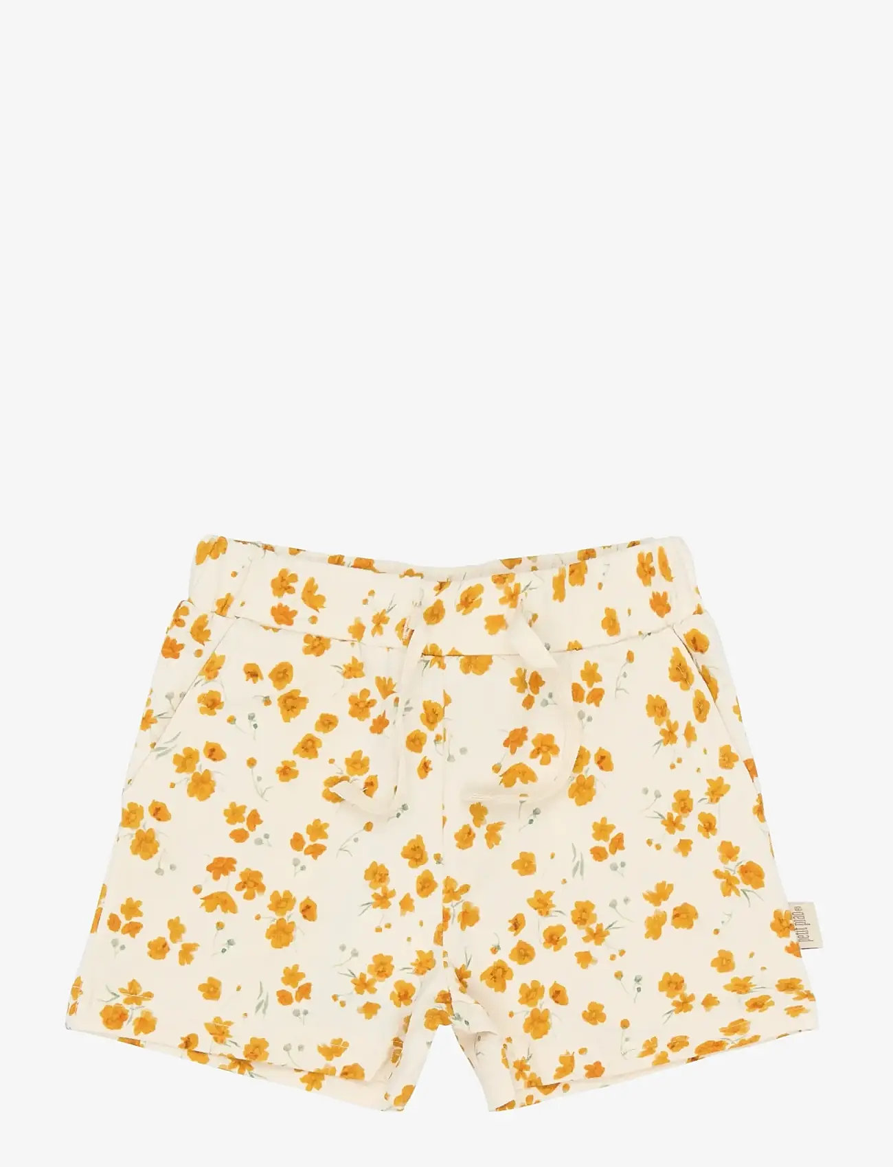 Petit Piao - PPSun Shorts - sweatshorts - eggnog buttercup aop - 0