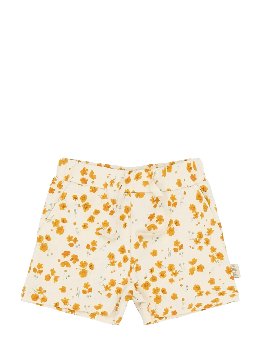 Petit Piao - PPSun Shorts - lühikesed dressipüksid - eggnog buttercup aop - 0