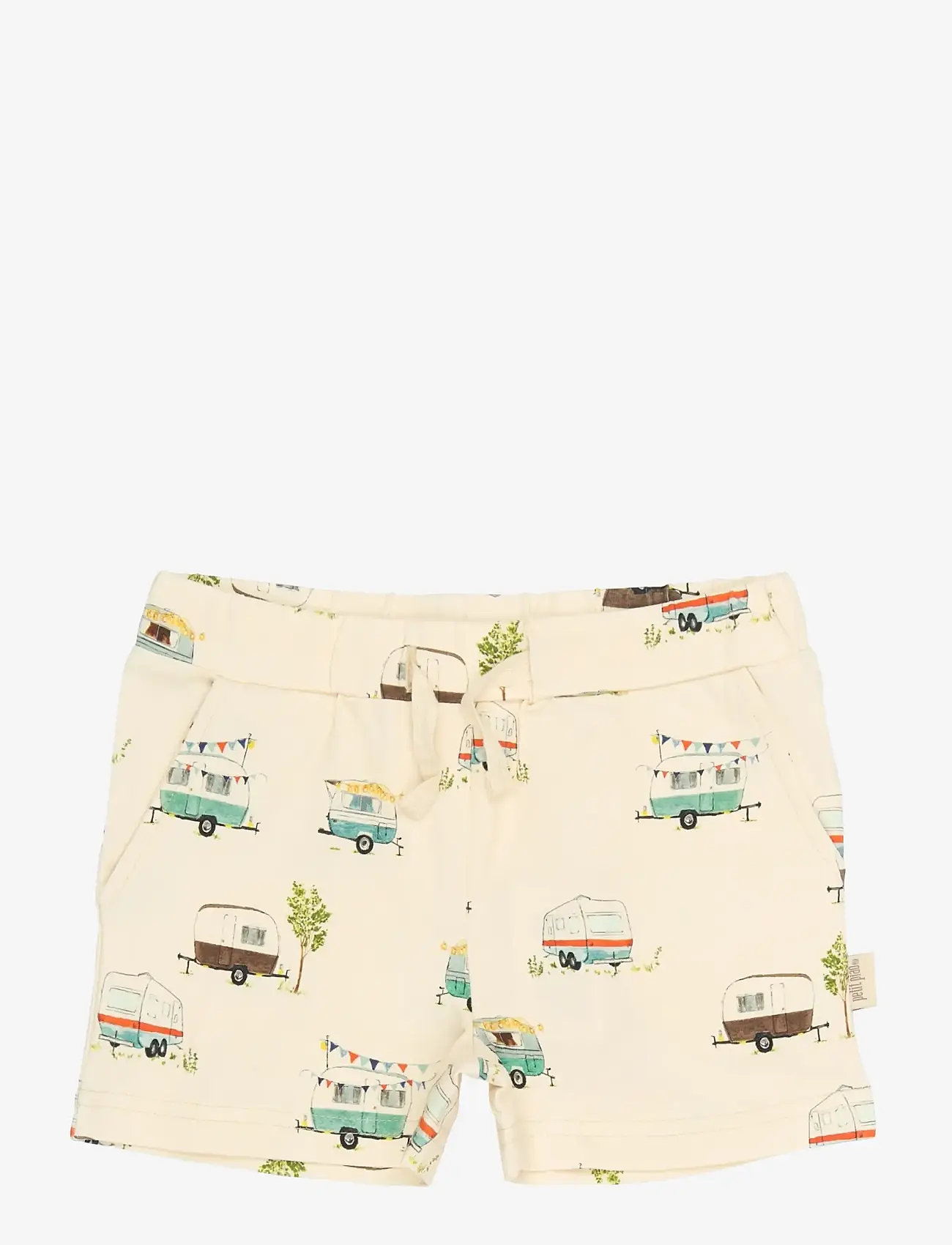 Petit Piao - PPSun Shorts - sweatshorts - eggnog camper aop - 1