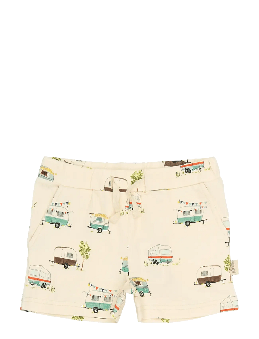 Petit Piao - PPSun Shorts - sweatshorts - eggnog camper aop - 1